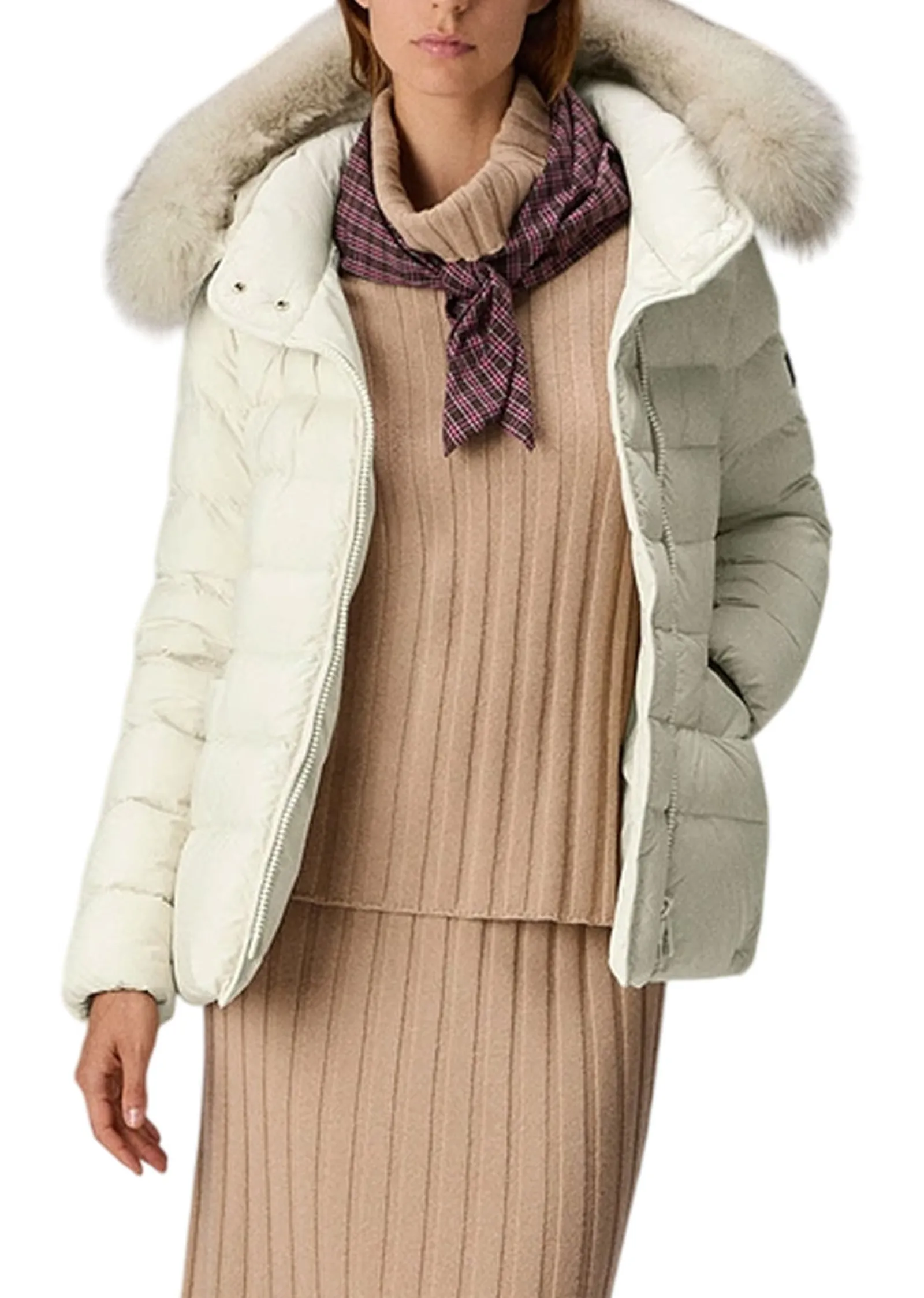 Peuterey Piumino Turmalet Ml 06 Fur Crema Ped5457 165307