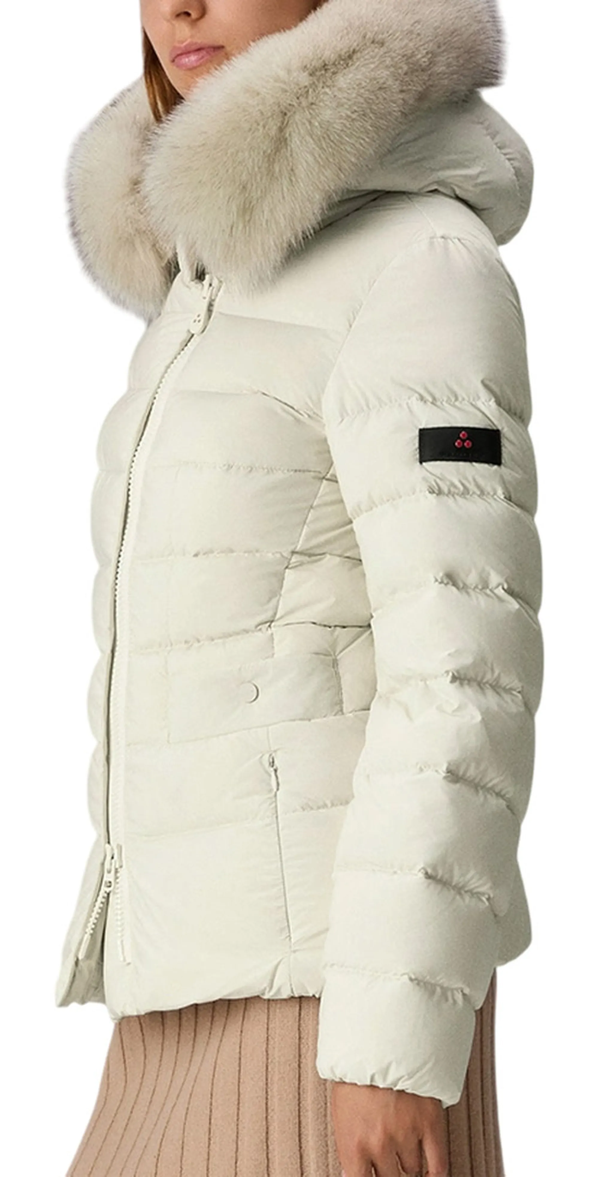Peuterey B'Turmalet Down Jacket Ml 06 Fur' Cream Ped5457 165308