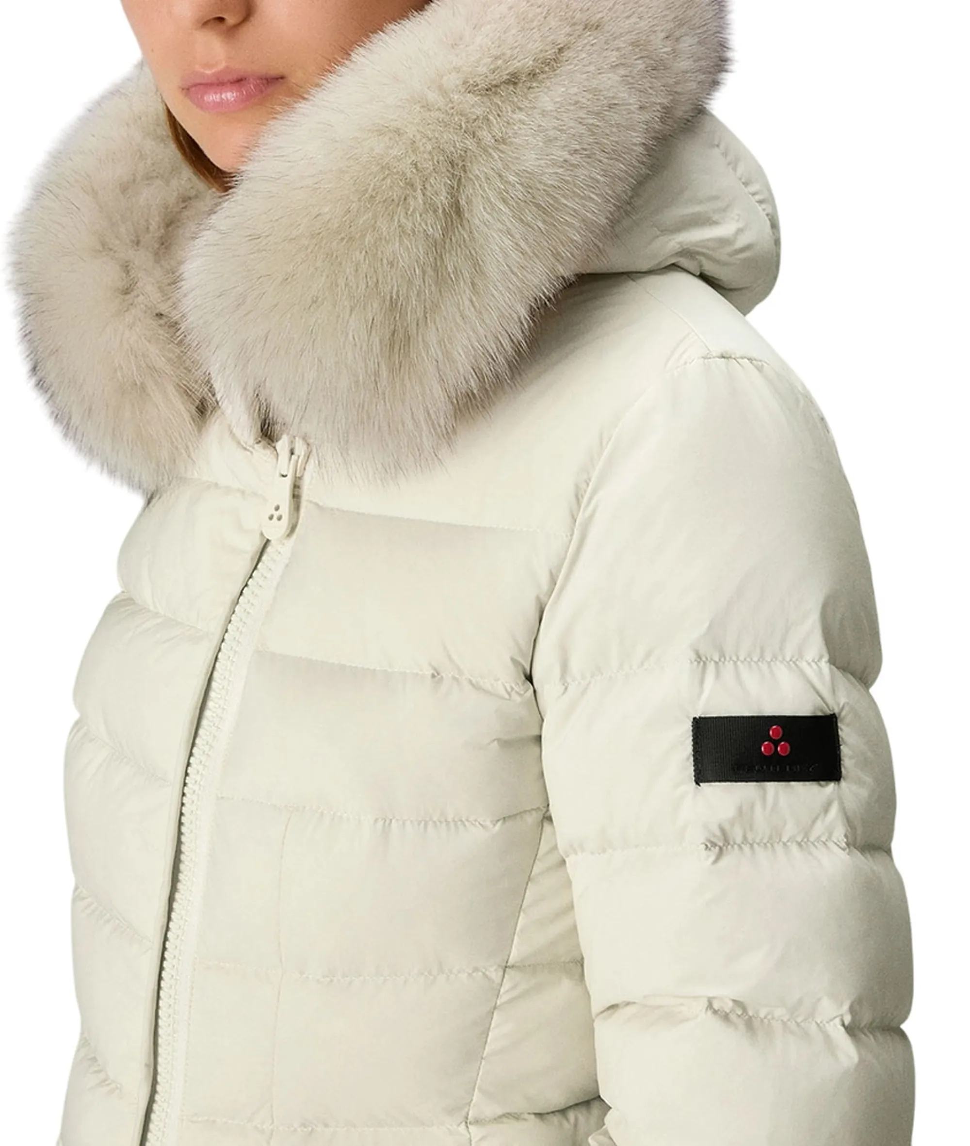 Peuterey B'Turmalet Down Jacket Ml 06 Fur' Cream Ped5457 165317
