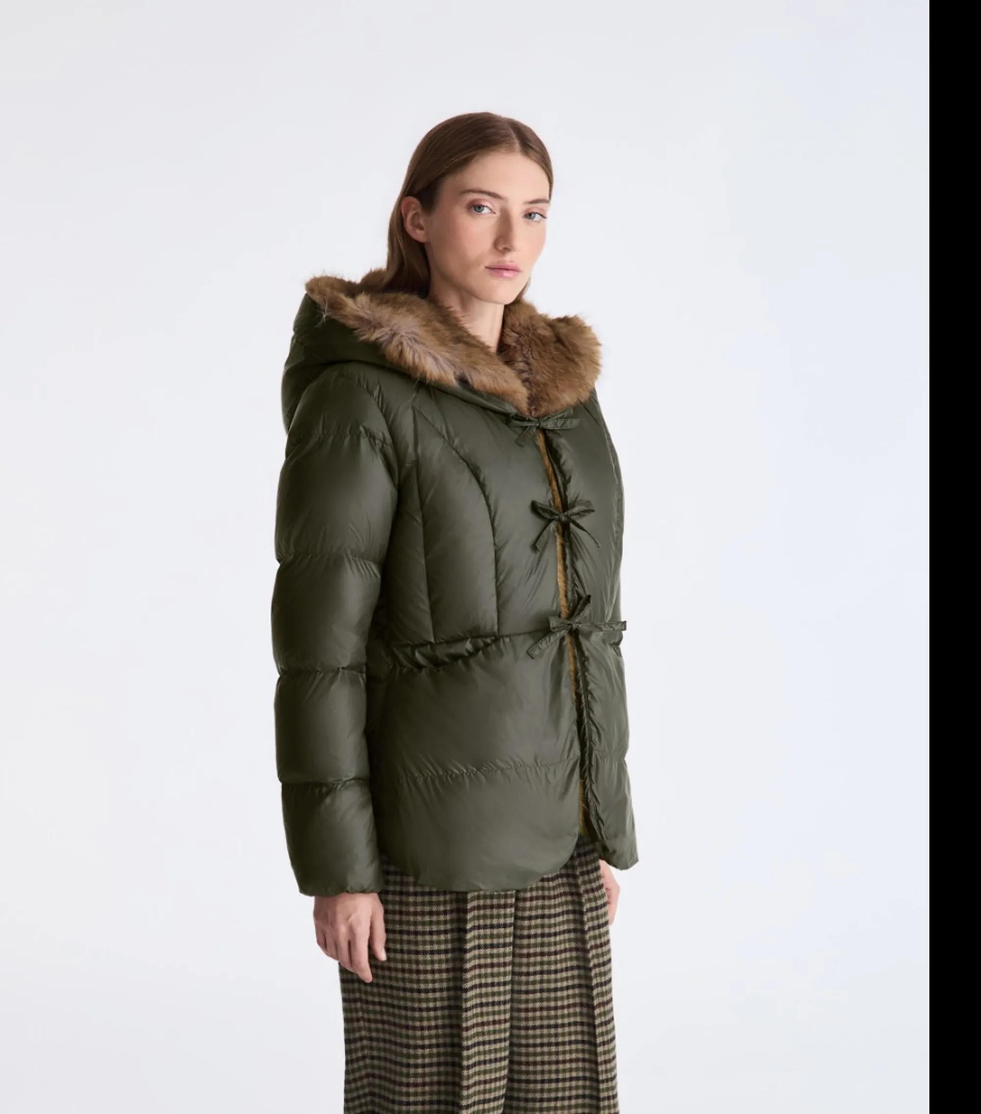 Peuterey B'Vertis Mqn Efur Down Filled' Green Ped5748 192410