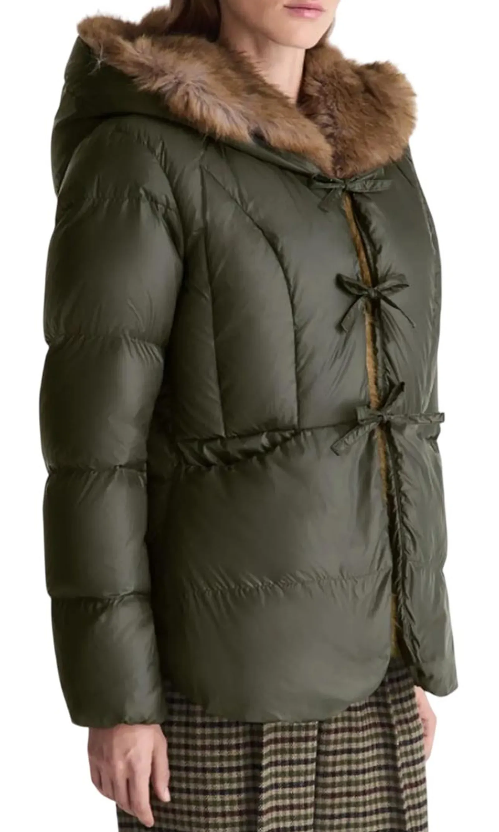 Peuterey Piumino Vertis Mqn Efur Verde Ped5748 195093