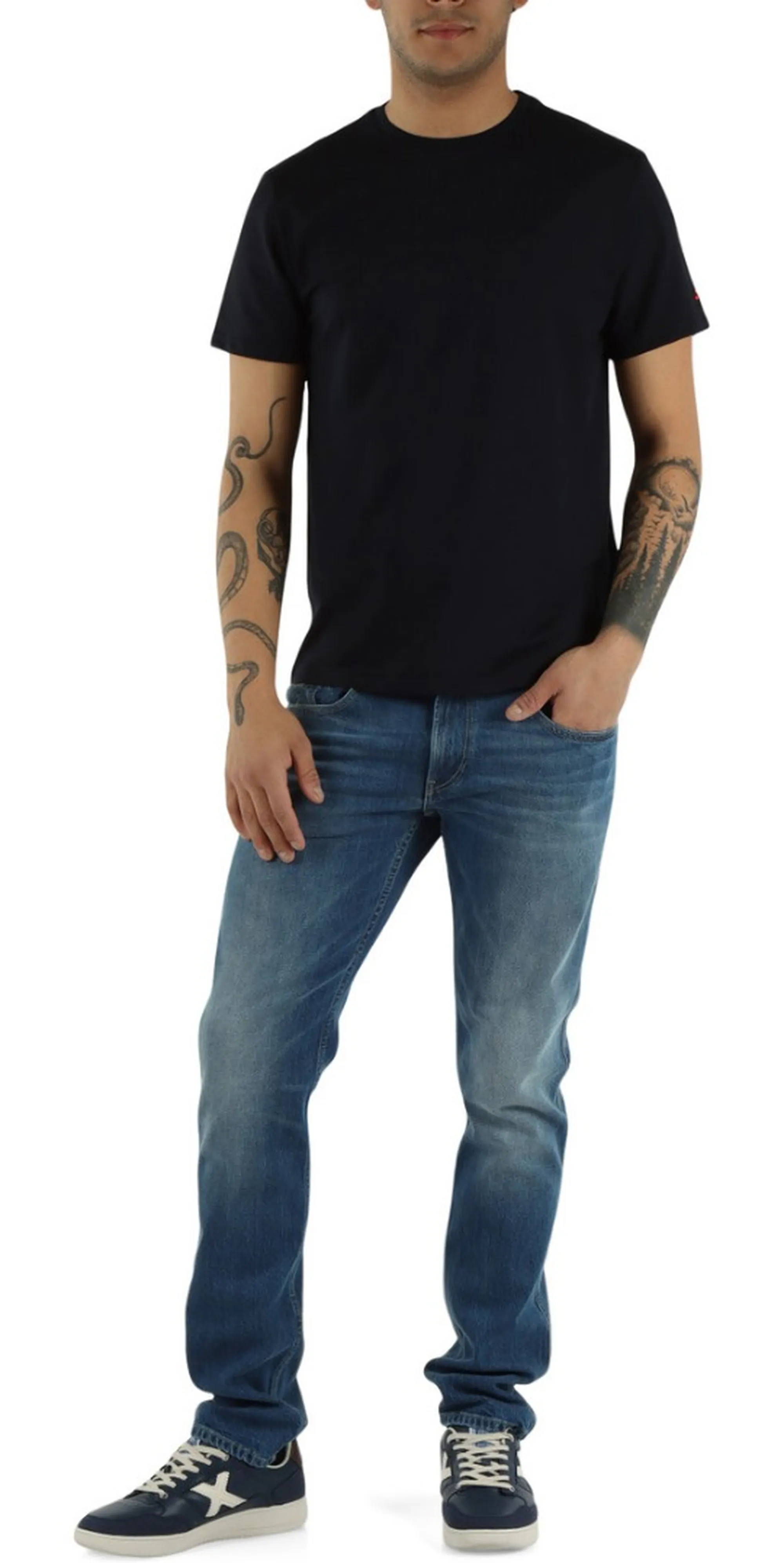 Peuterey B'T-Shirt Zole 02' Blu Peu5470 174794