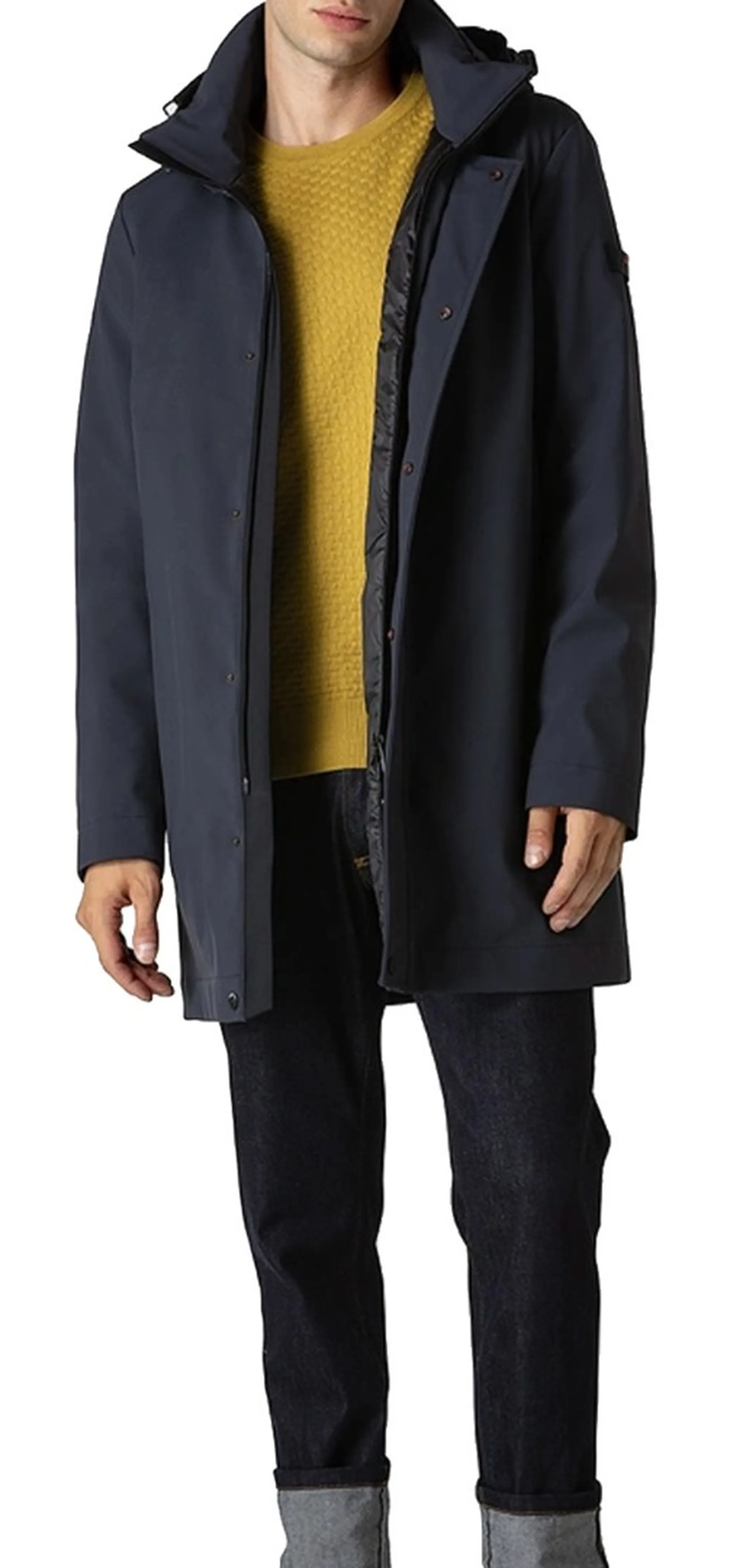 Peuterey Trench Albali Kp 01 Blu Peu4365 67541