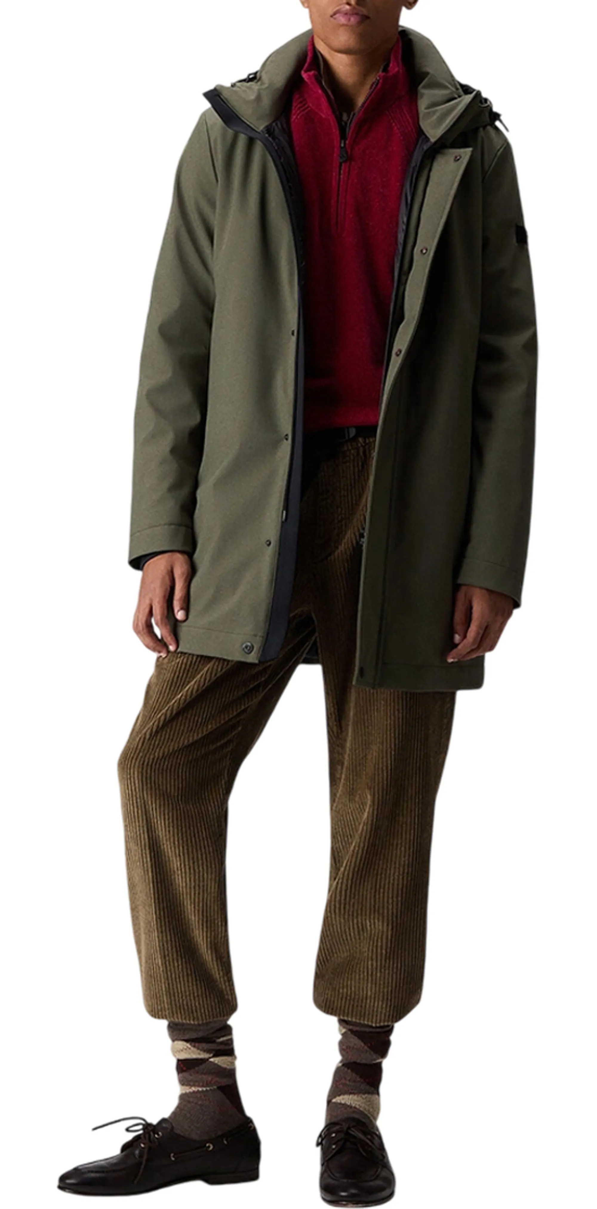 Peuterey Trench Albali Kp 01 Verde Fogliame Peu4365 164391