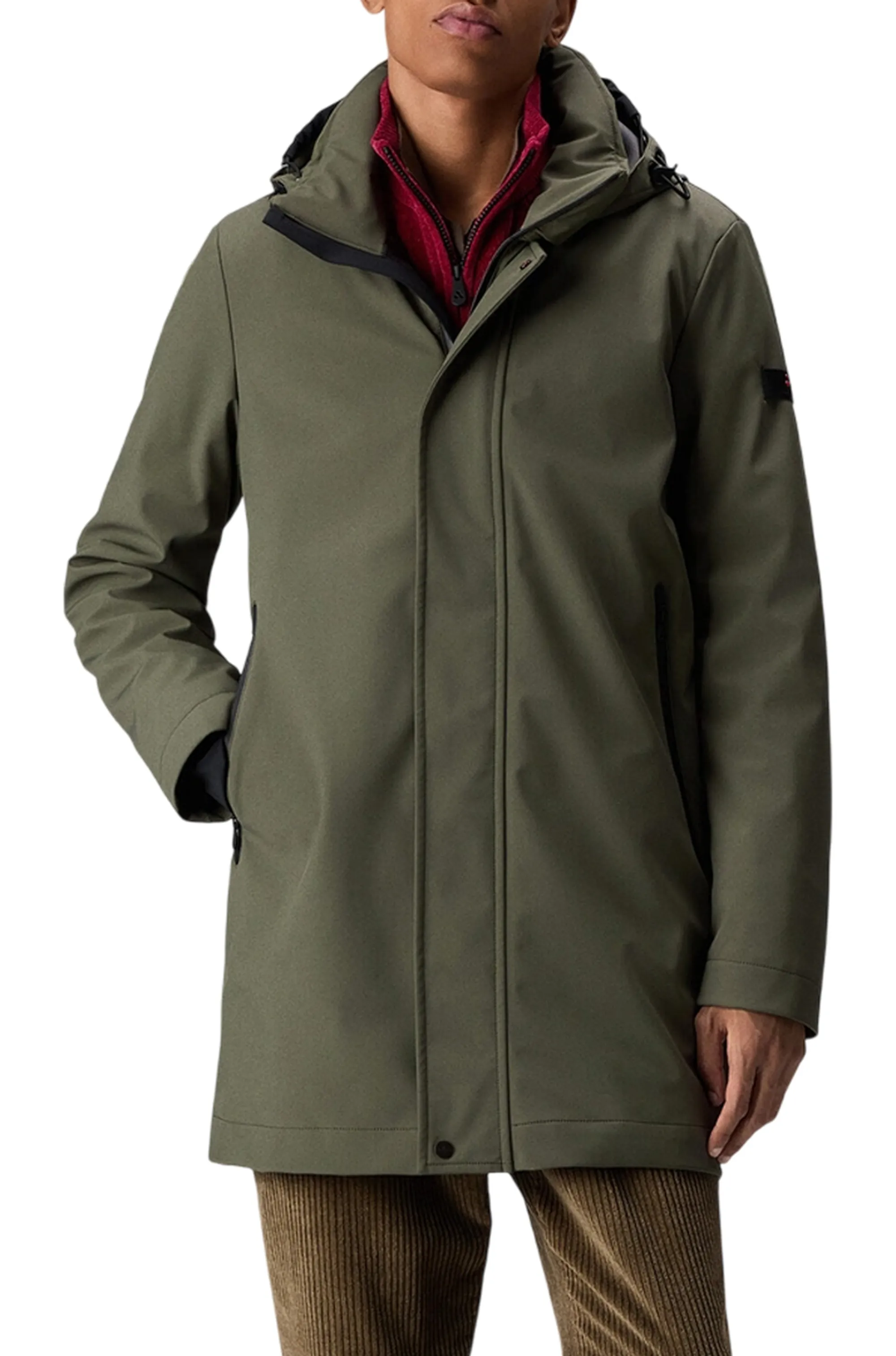 Peuterey Trench Albali Kp 01 Verde Fogliame Peu4365 164392