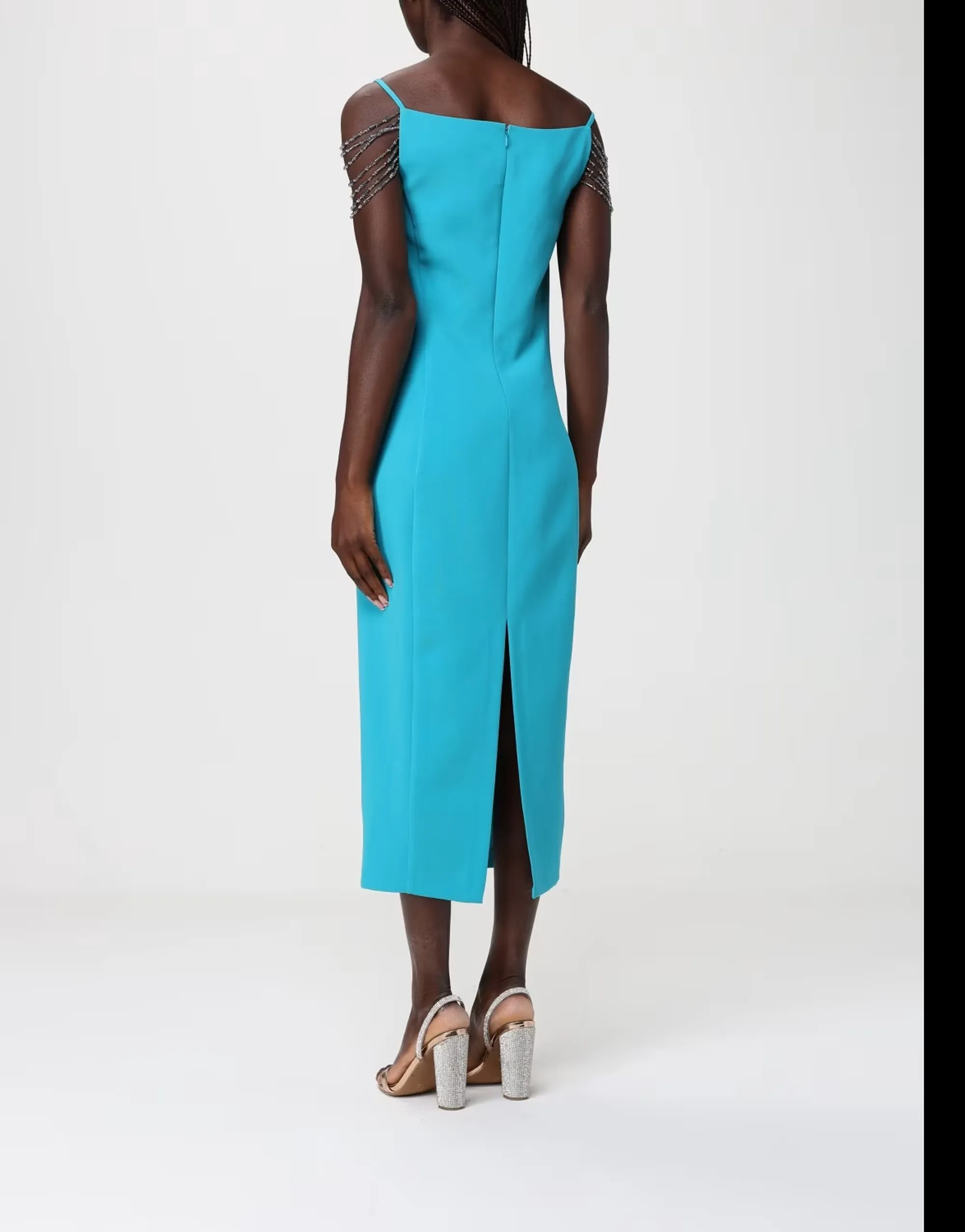 Pinko B'Bergamot Dress' Turquoise 106627A34P 169975