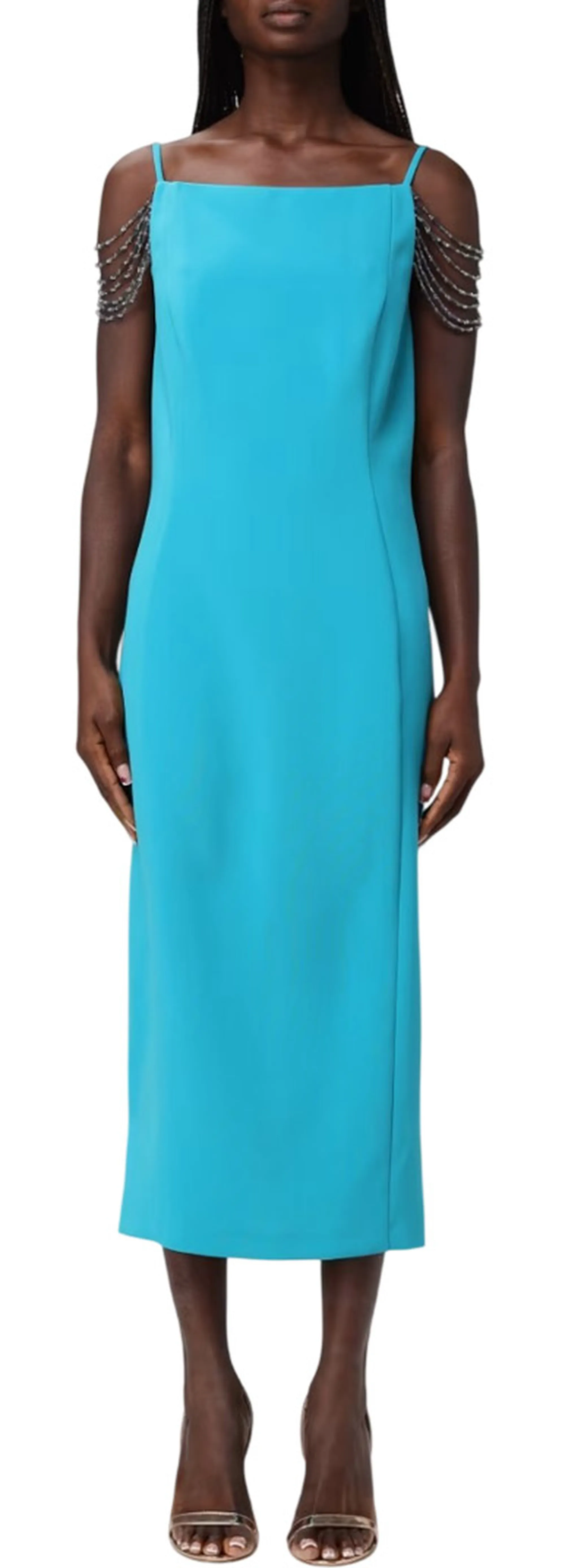 Pinko B'Bergamot Dress' Turquoise 106627A34P 170618