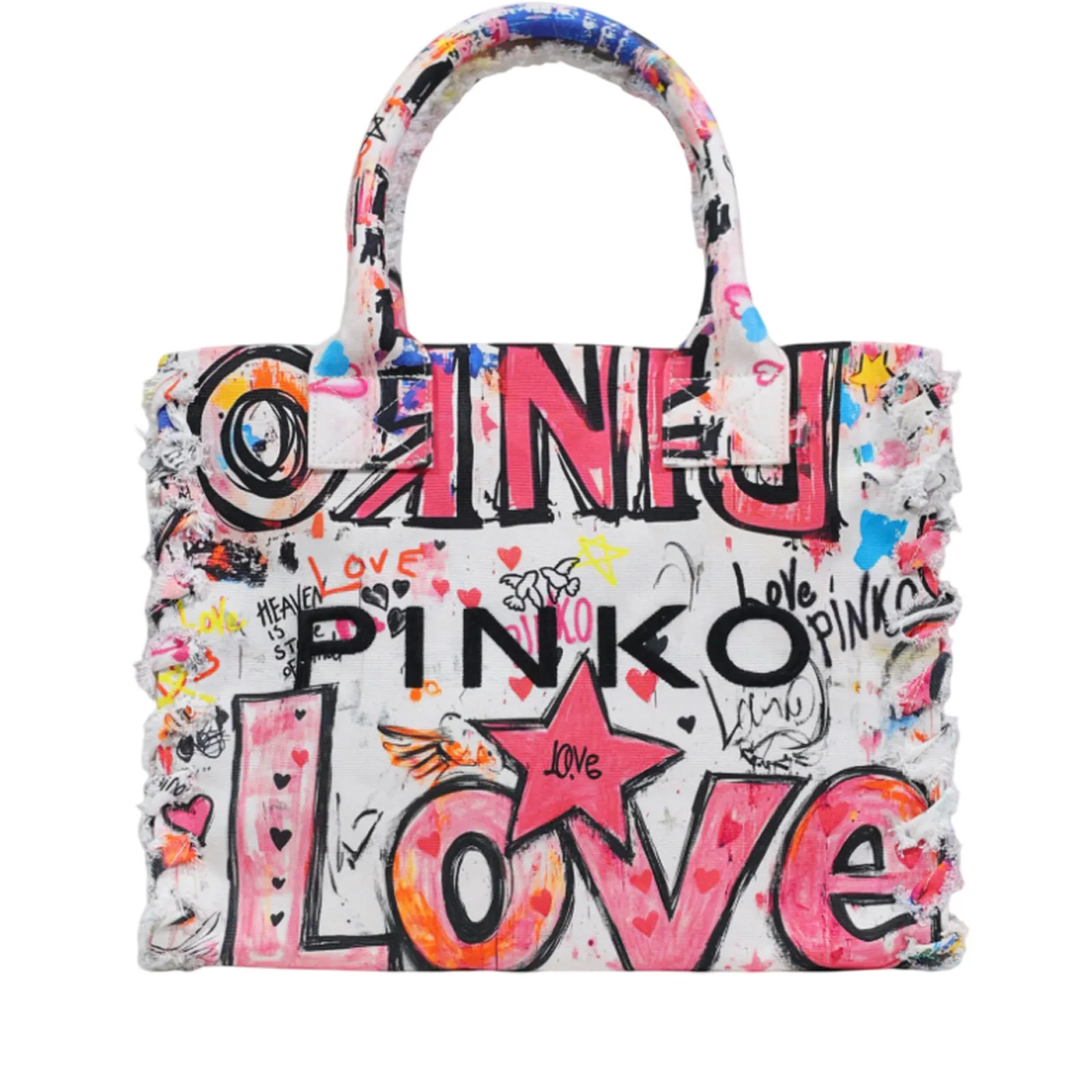 Pinko Borsa Beach Shopper Medium Bianco 106673A3B6 179552