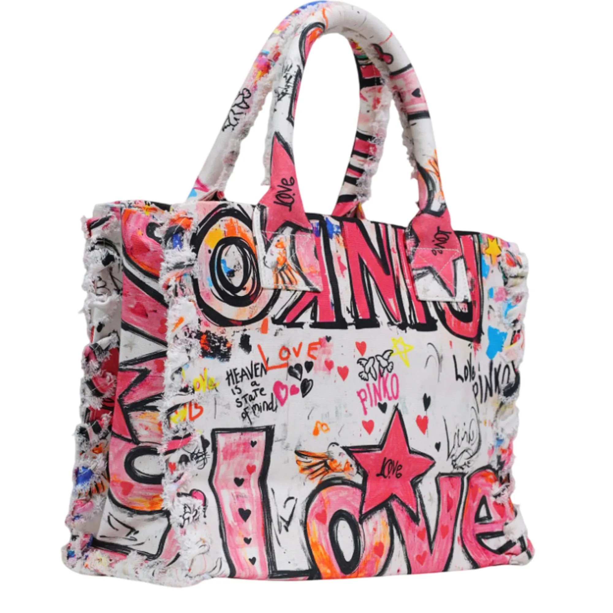 Pinko Borsa Beach Shopper Medium Bianco 106673A3B6 179553