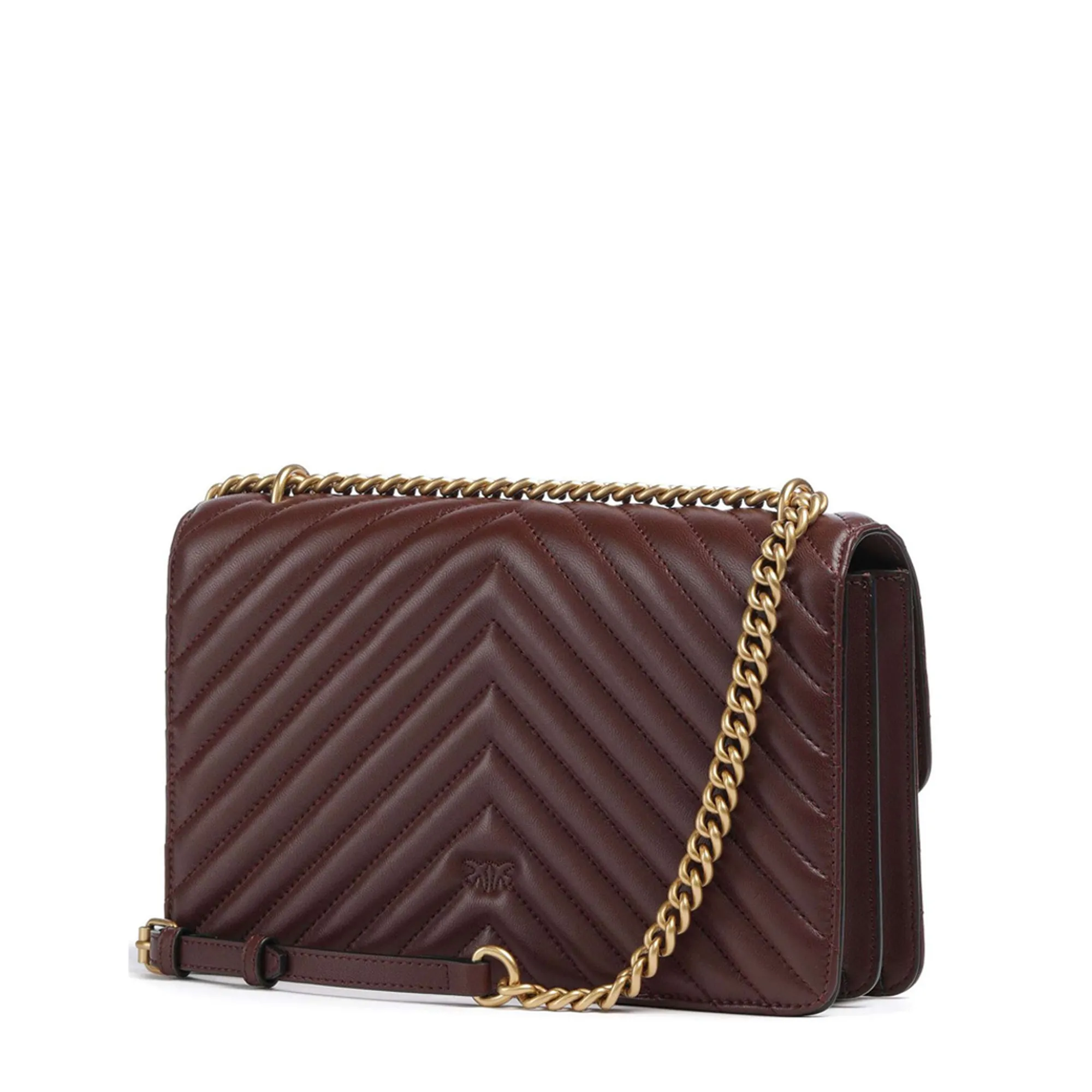 Pinko B'Borsa Classic Love Bag One Chevron' Bordeaux 100941A0Gk 170496
