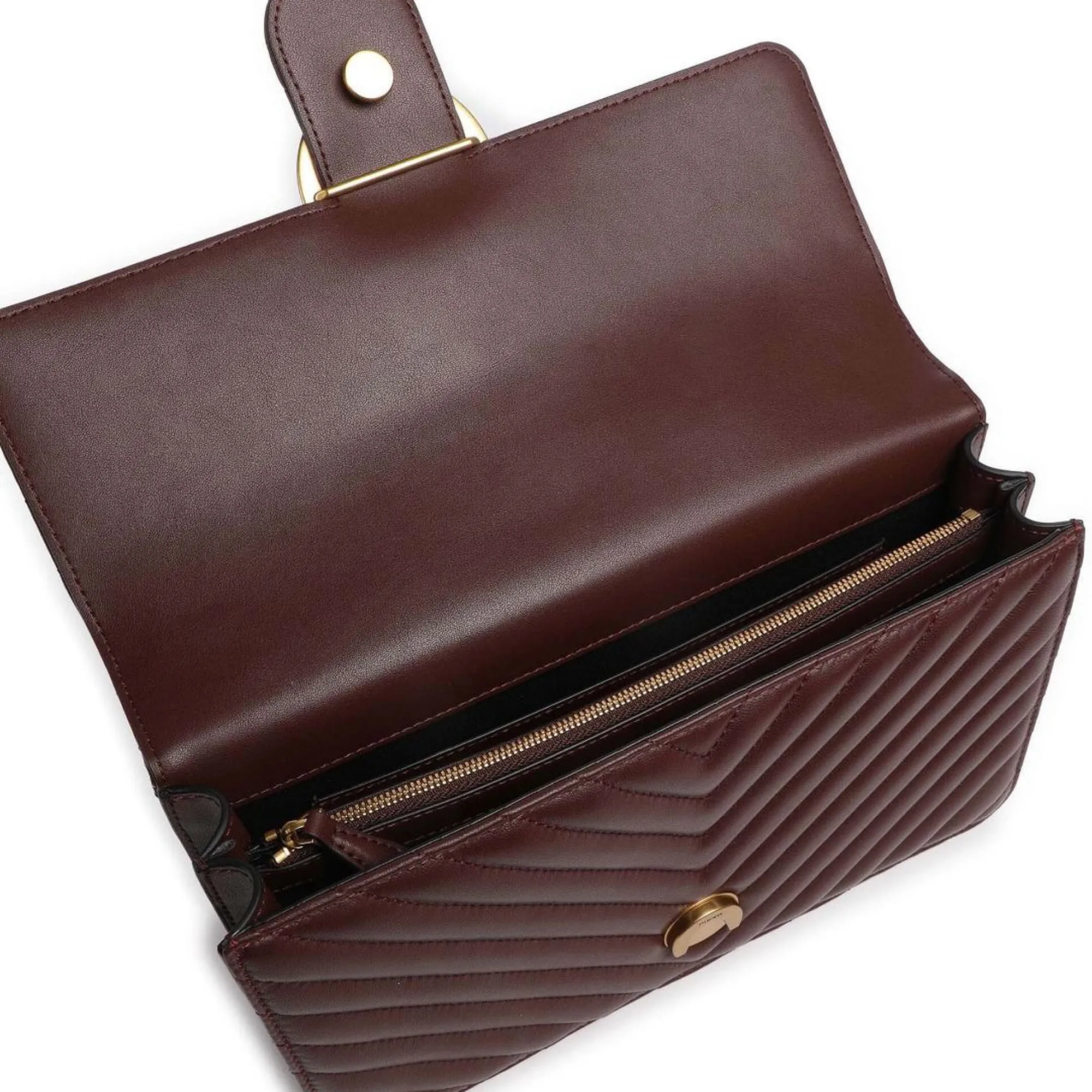 Pinko B'Borsa Classic Love Bag One Chevron' Bordeaux 100941A0Gk 170498