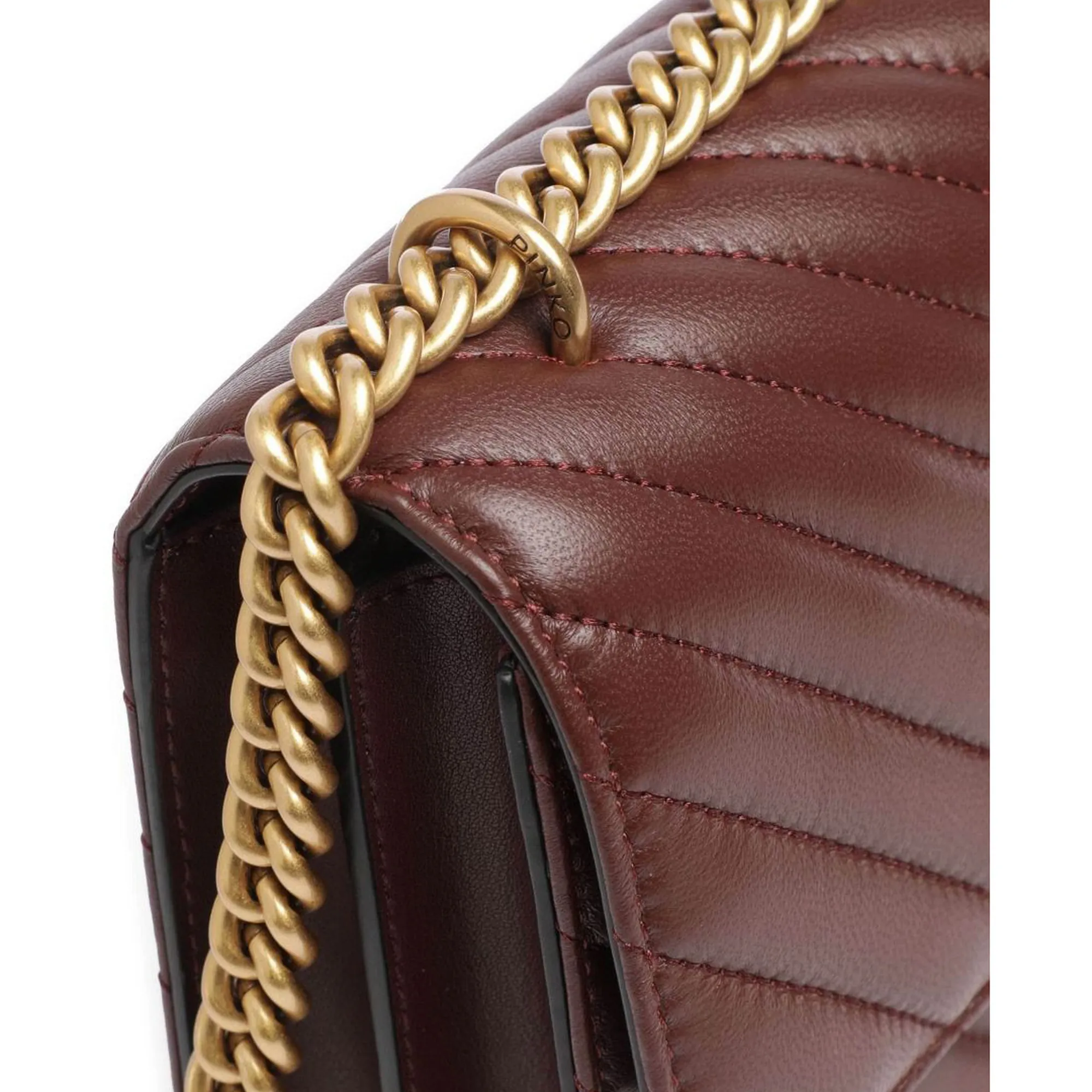 Pinko B'Borsa Classic Love Bag One Chevron' Bordeaux 100941A0Gk 170499