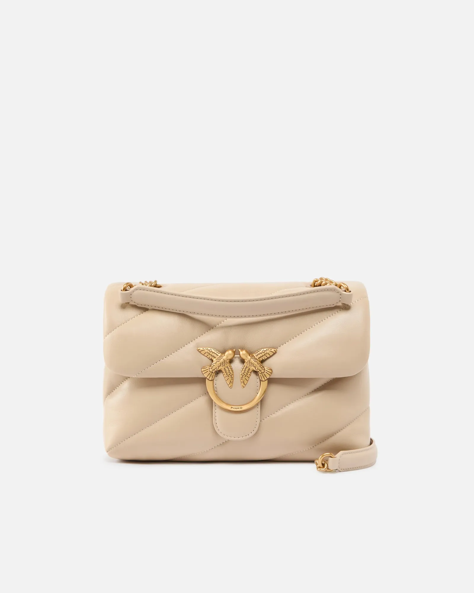 Pinko Borsa Classic Love Puff Maxi Quilt Beige 100038A0F2 169928