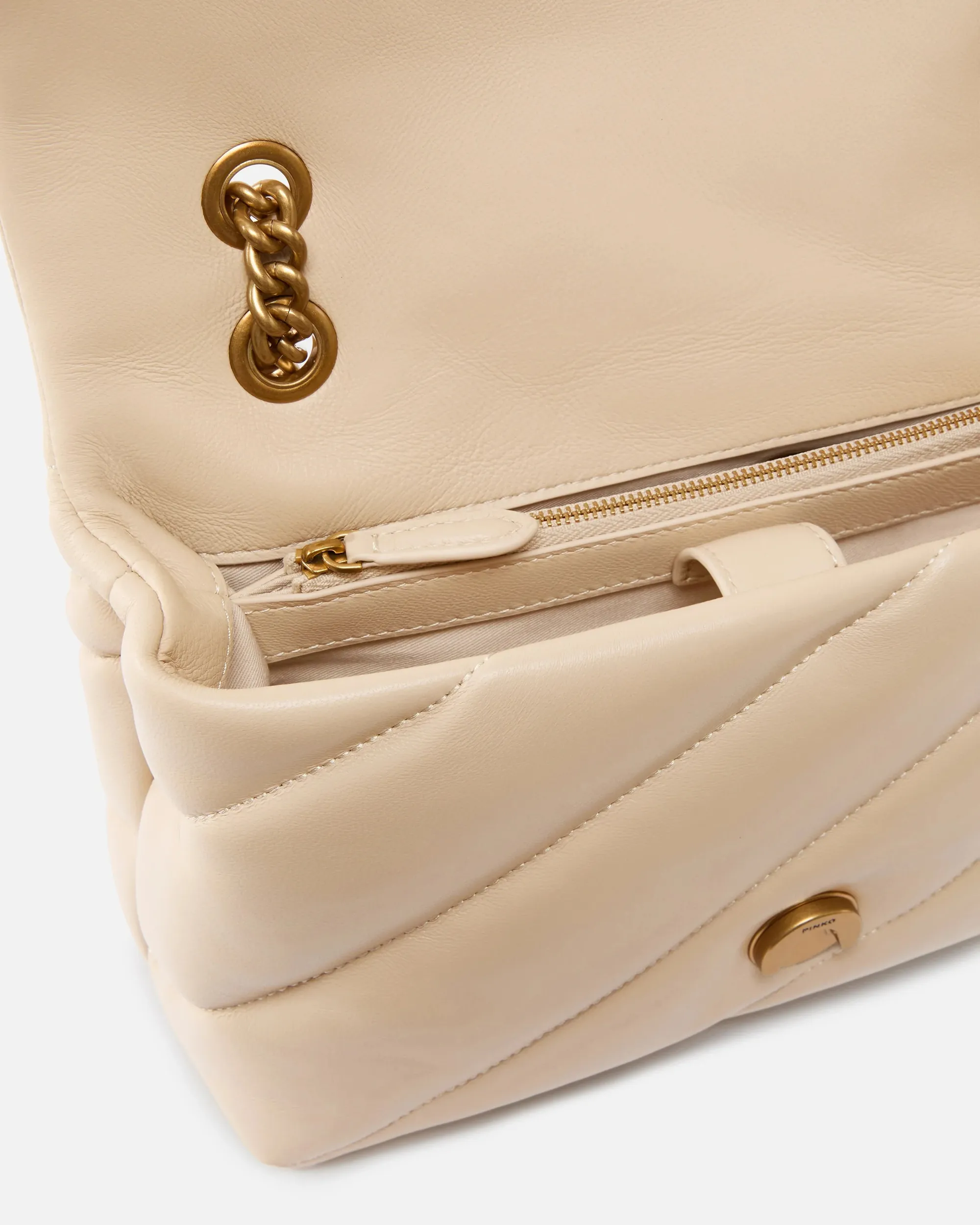 Pinko Borsa Classic Love Puff Maxi Quilt Beige 100038A0F2 169929