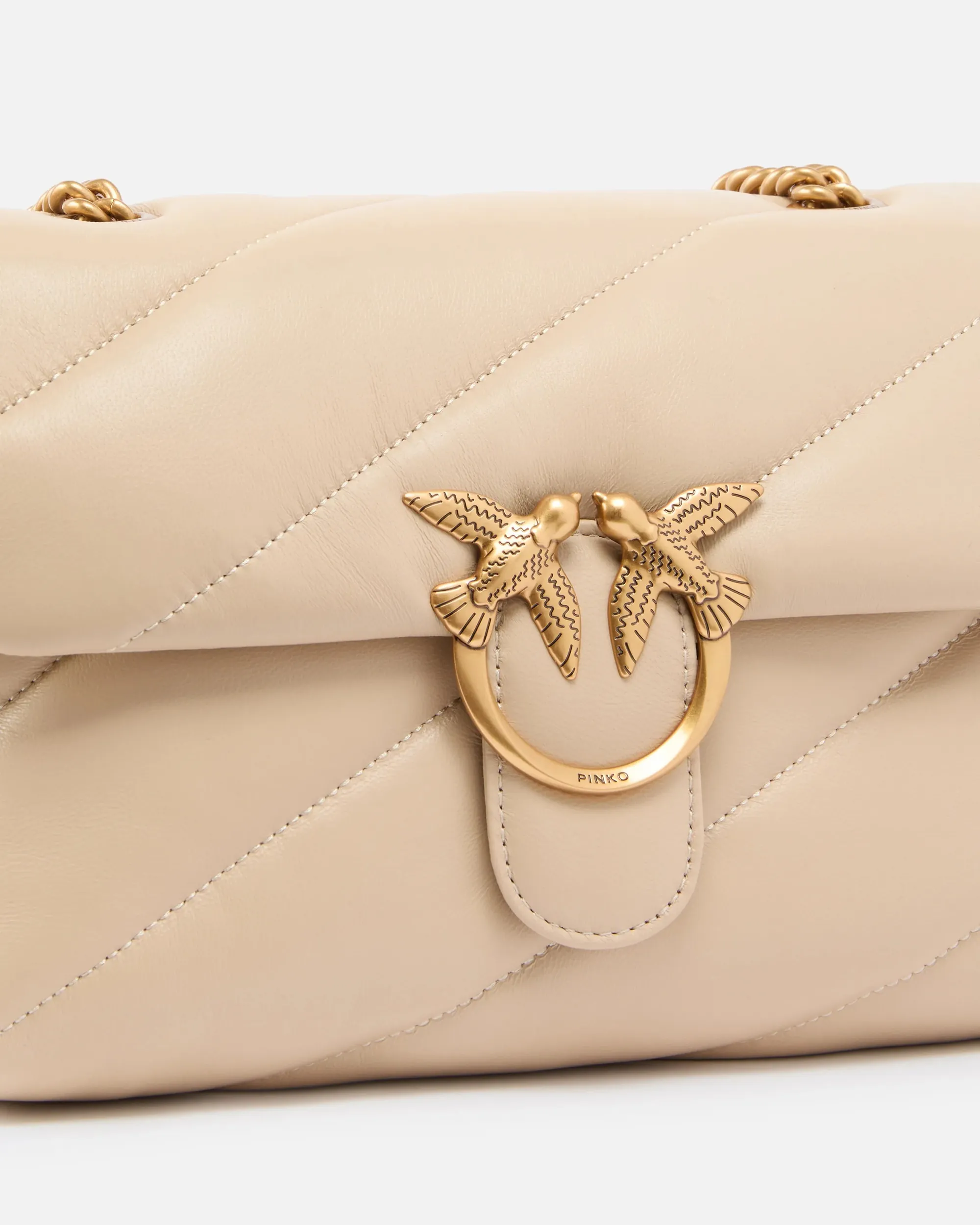 Pinko Borsa Classic Love Puff Maxi Quilt Beige 100038A0F2 169930