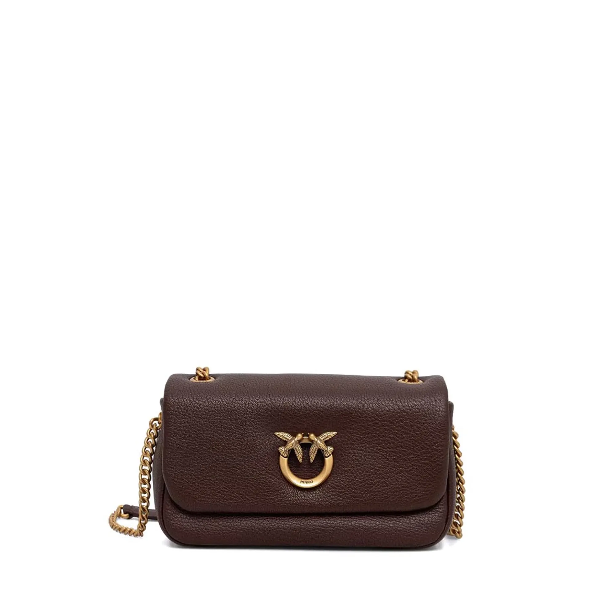 Pinko B'Click Soft Bag' Dark Brown 107038A3Cx 189615