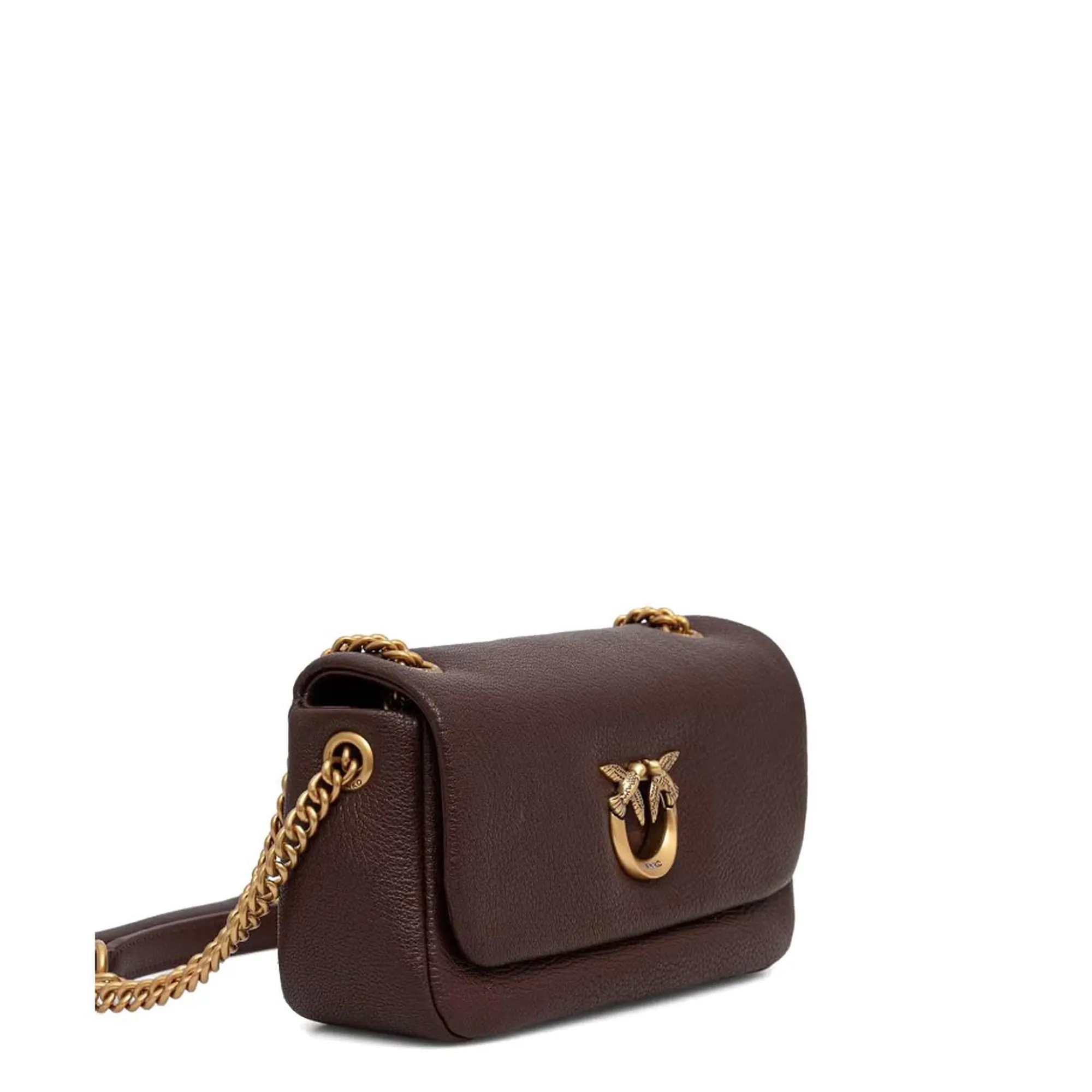 Pinko B'Click Soft Bag' Dark Brown 107038A3Cx 189616