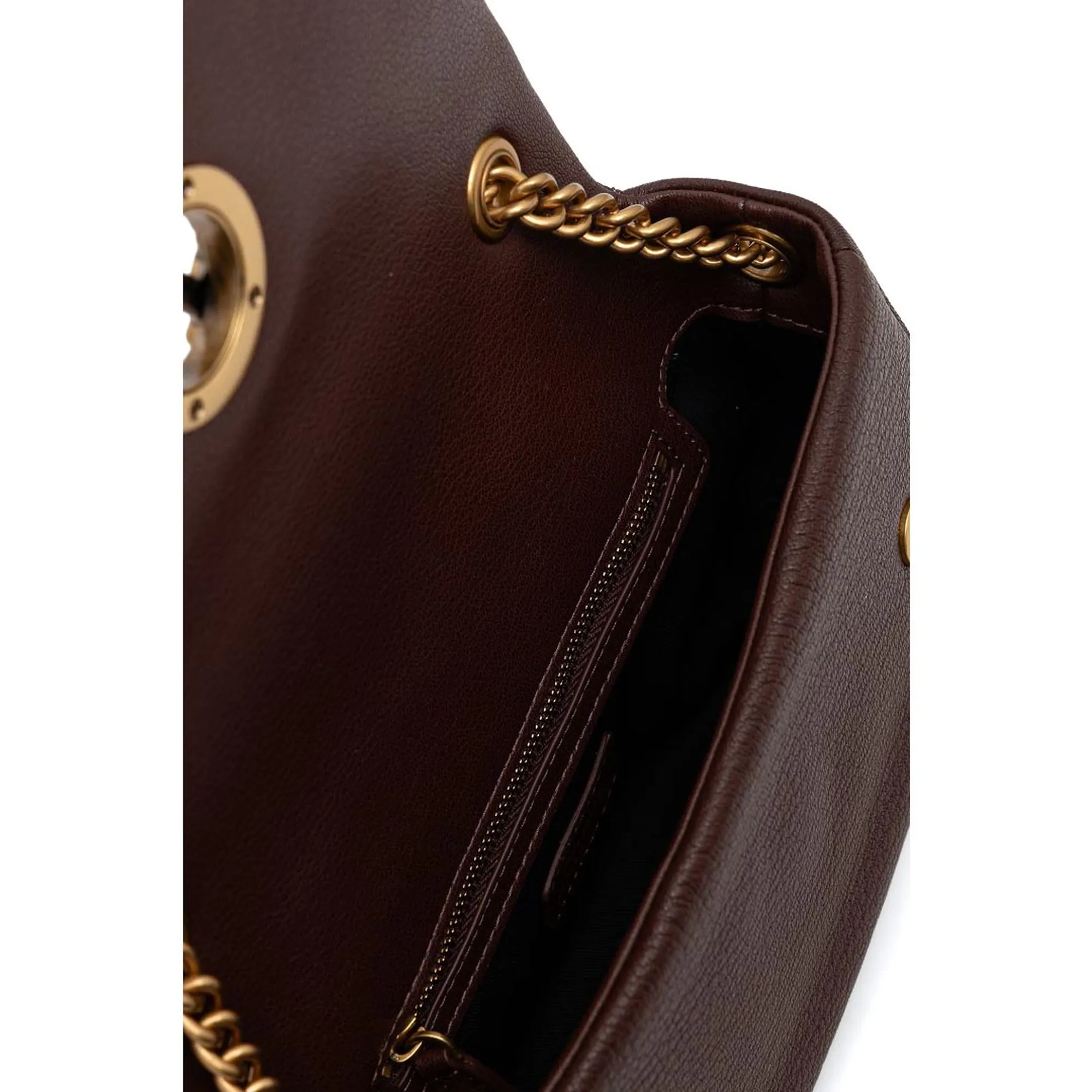 Pinko B'Click Soft Bag' Dark Brown 107038A3Cx 189619