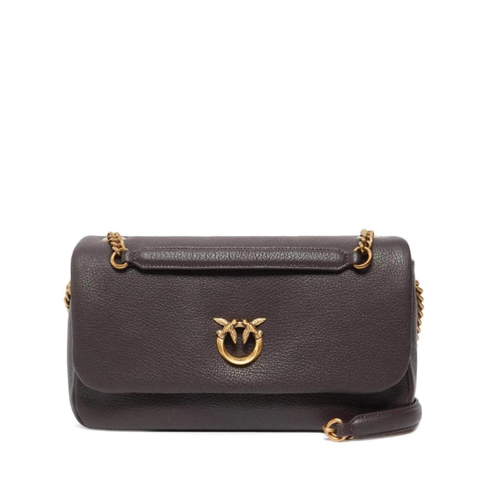 Pinko B'Click Soft Horizontal Bag' Brown 107022A3Cx 193718