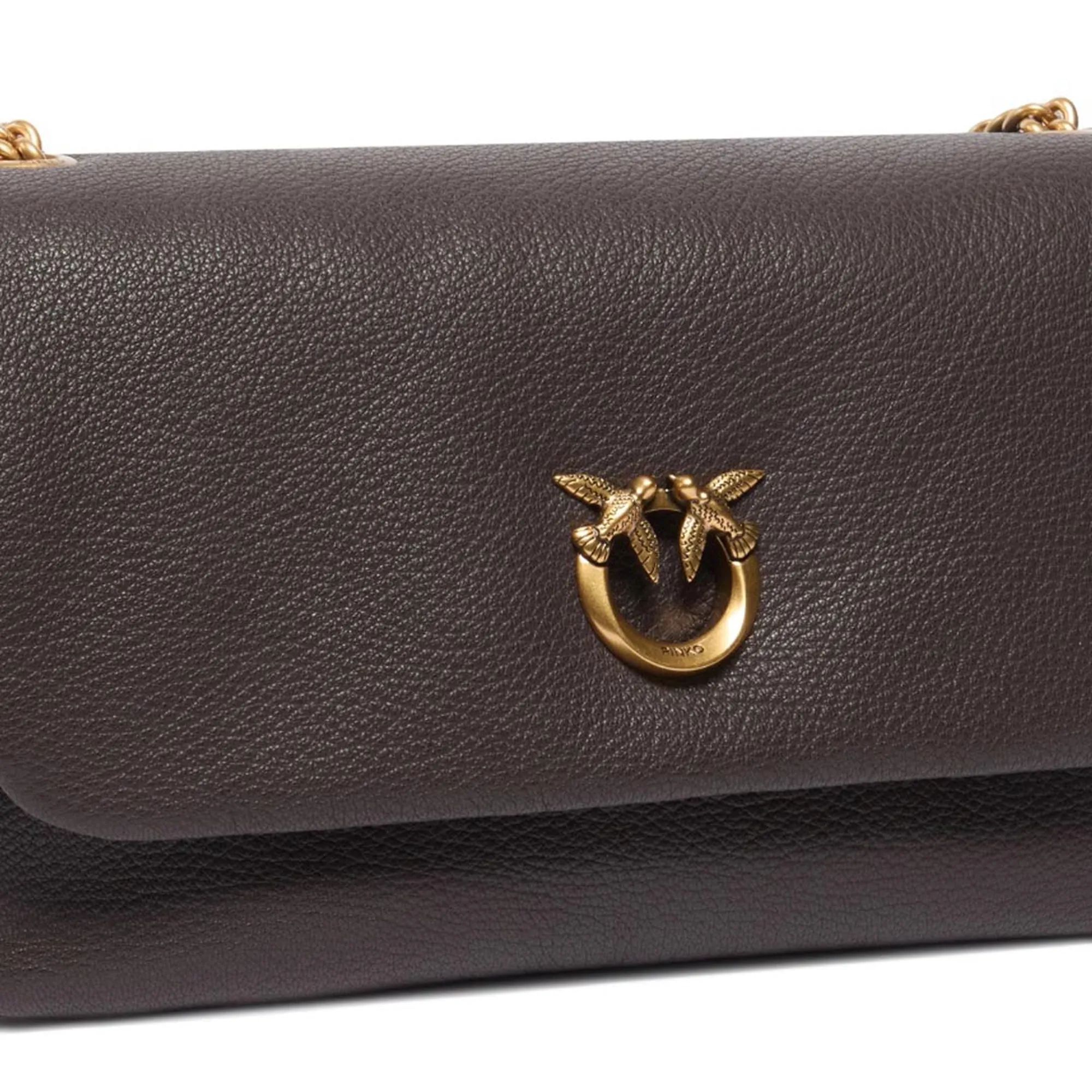 Pinko B'Click Soft Horizontal Bag' Brown 107022A3Cx 193721