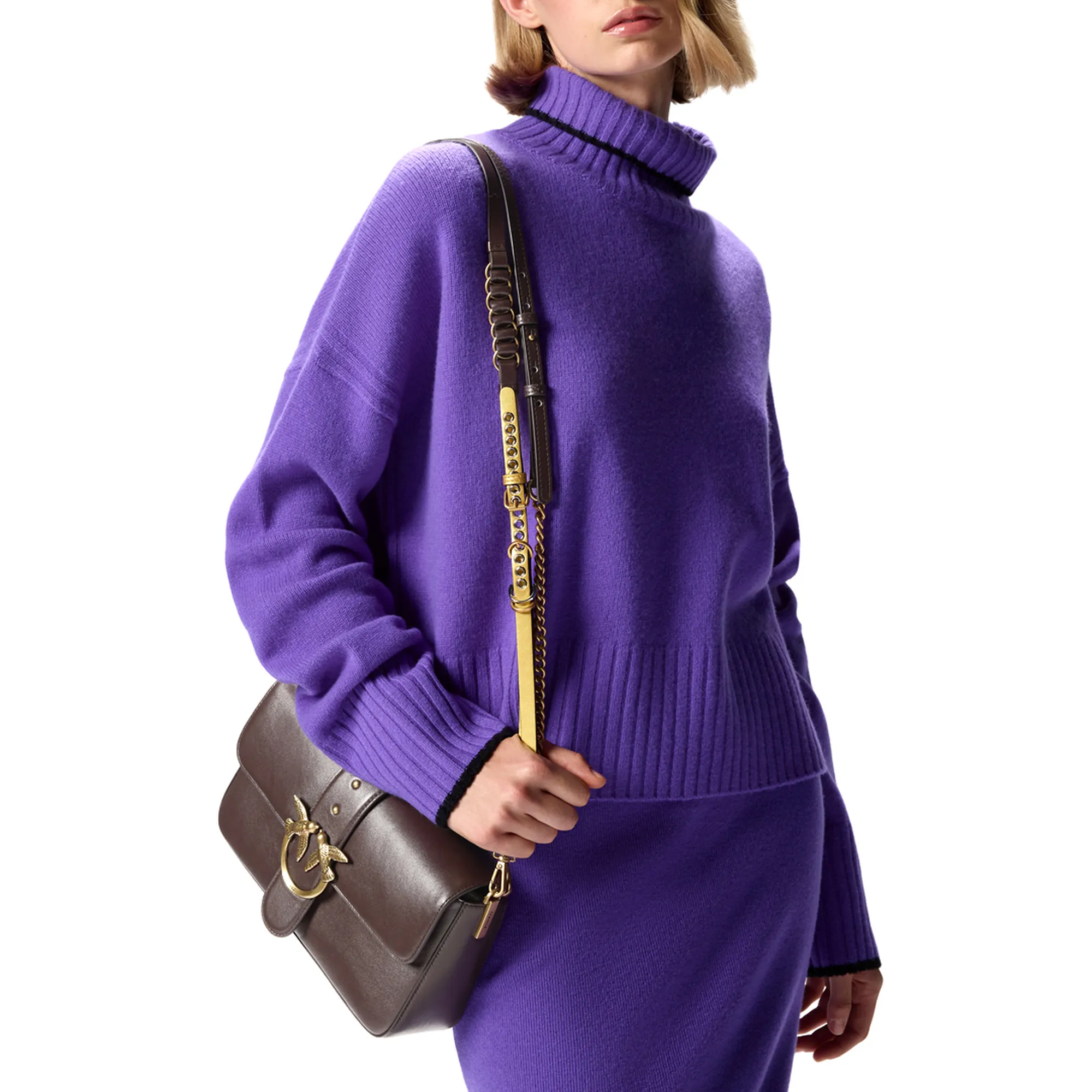 Pinko B'Love One Classic Slouchy Bag' Brown 105823A0Qo 164742