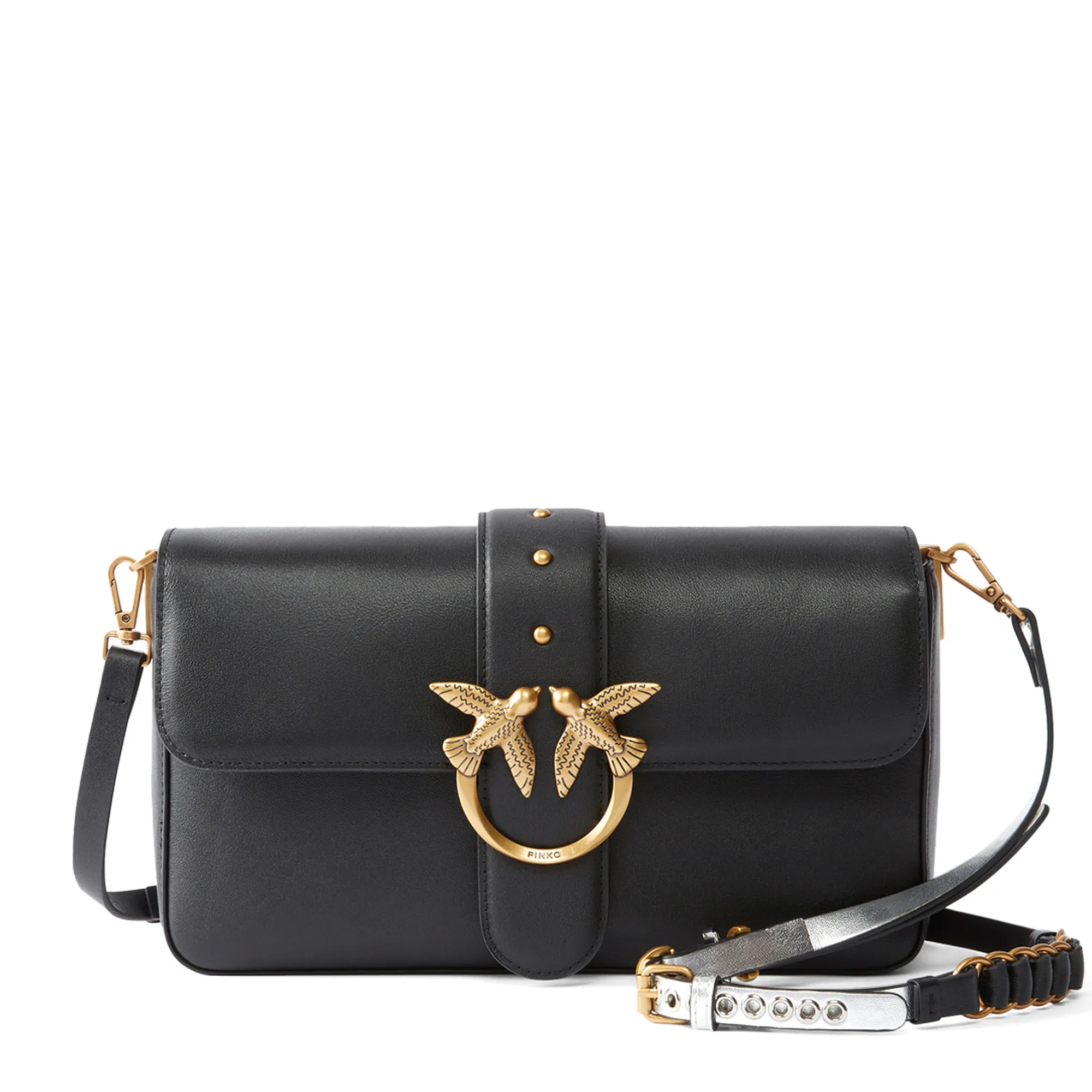 Pinko B'Love One Classic Slouchy Bag' Black 105823A0Qo 164735