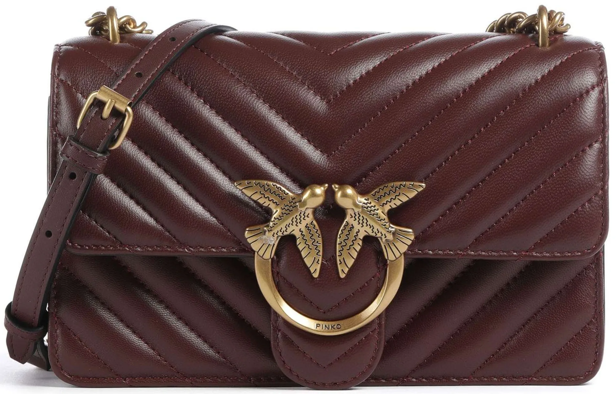 Pinko Borsa Love One Mini Bordeaux 100074A0Gk 169906