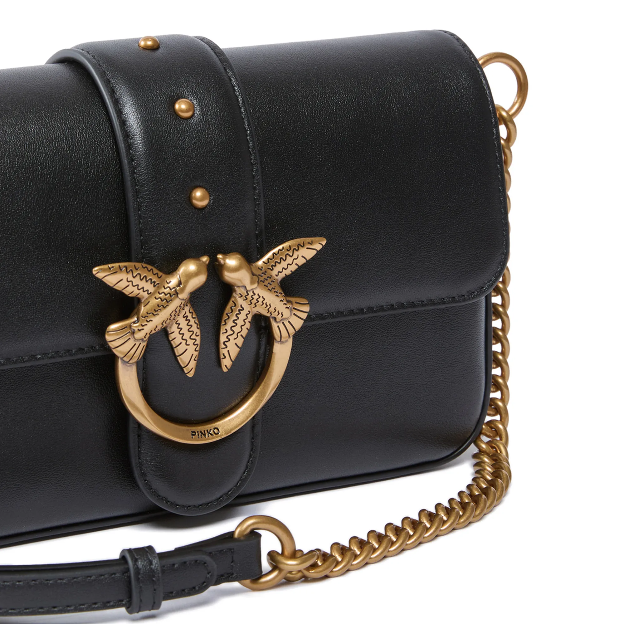 Pinko Borsa Love One Mini Slouchy Nero 104340A0Qo 154535