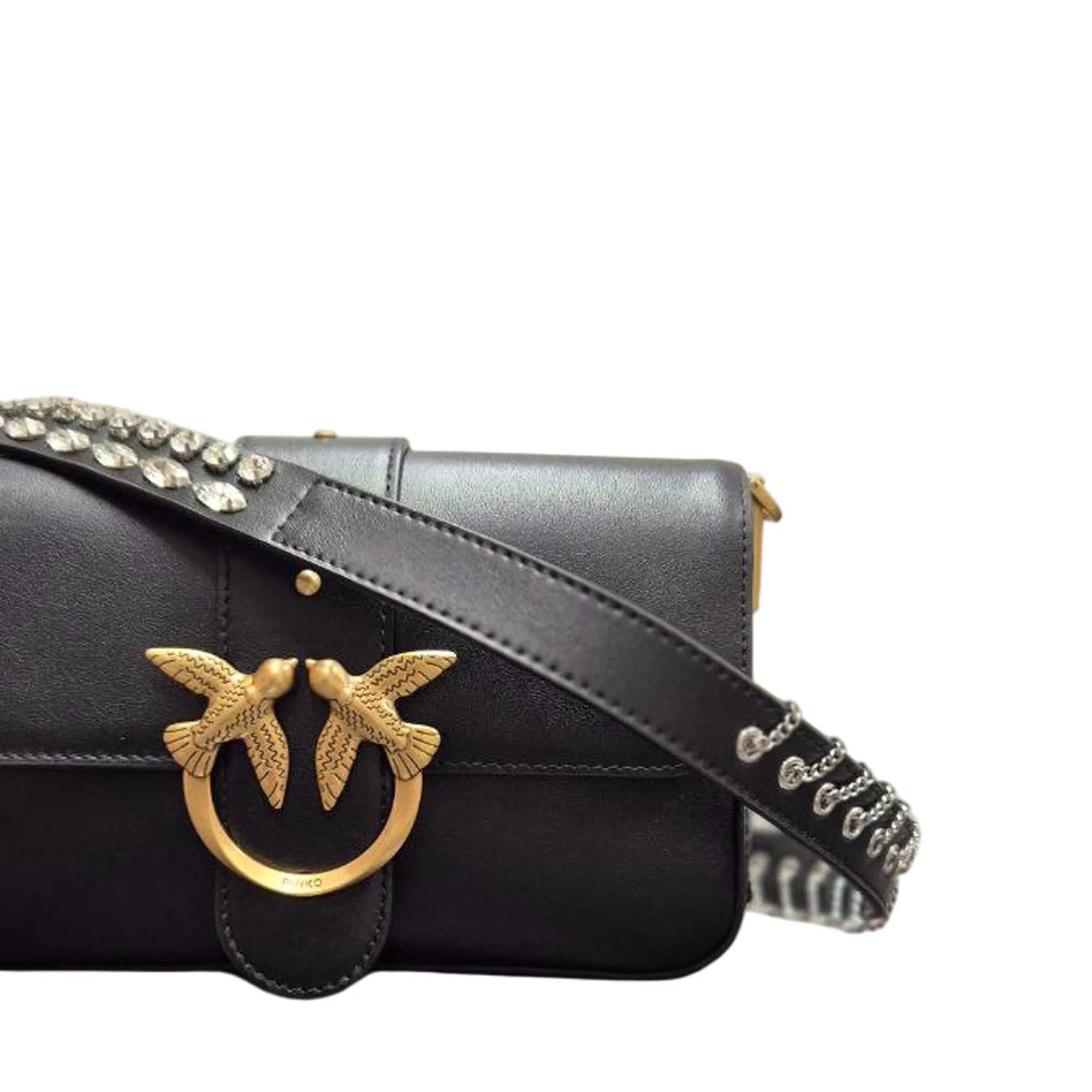 Pinko B'Love One Mini Slouchy Bag' Black 105824A0Qo 163200