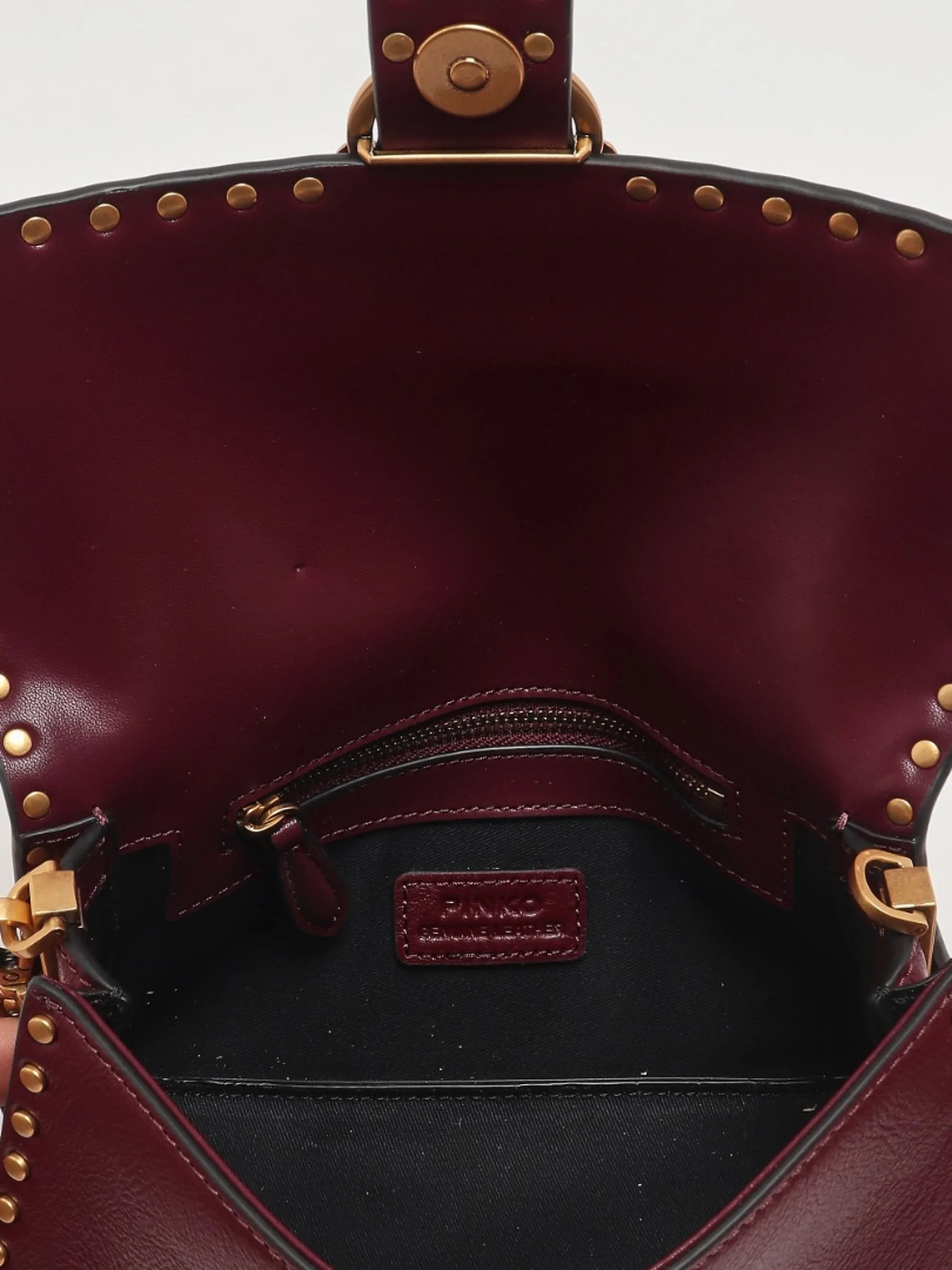 Pinko Borsa Love One Slouchy Mini Bordeaux 107665A2Jg 185891