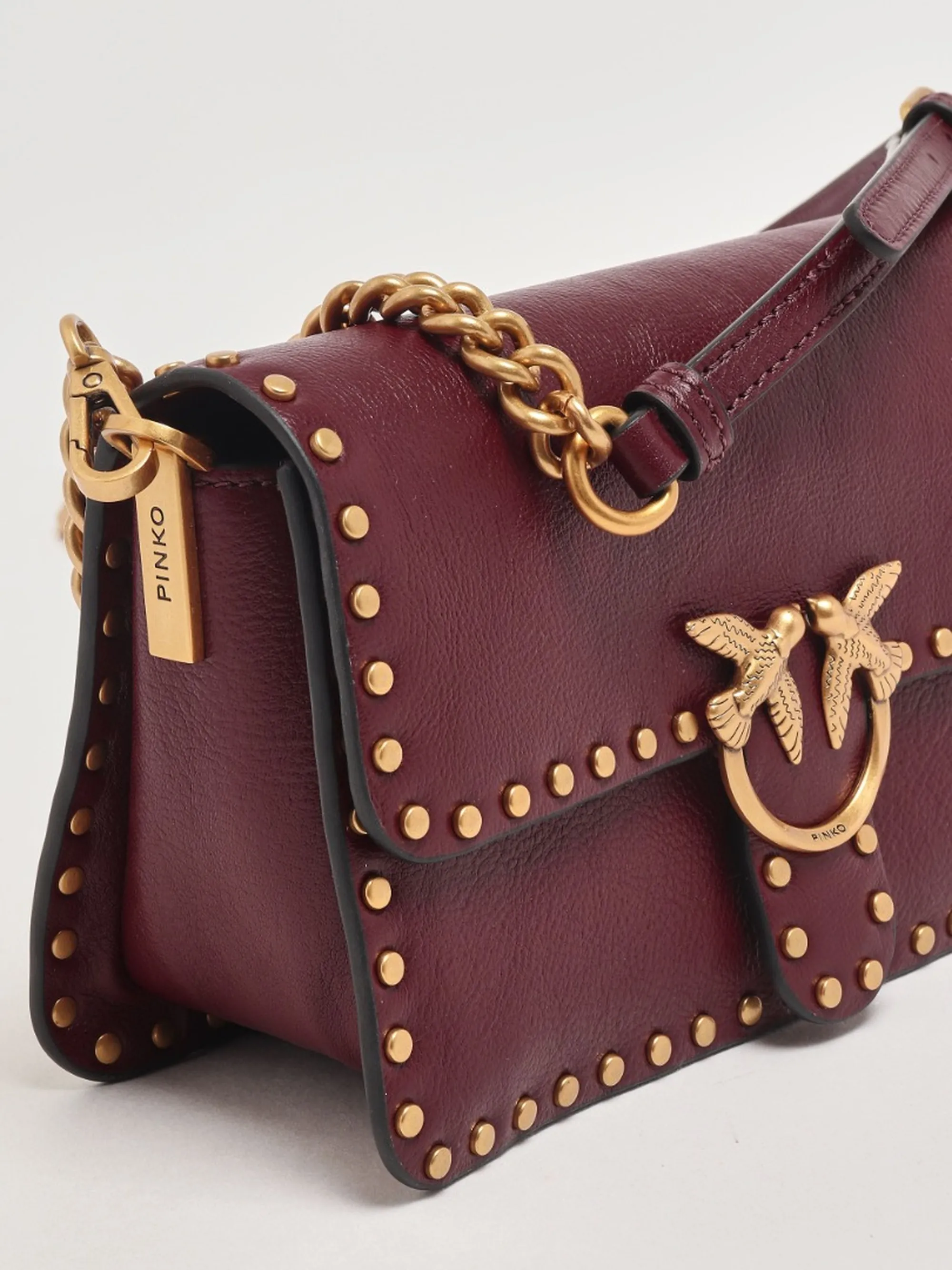 Pinko Borsa Love One Slouchy Mini Bordeaux 107665A2Jg 185893