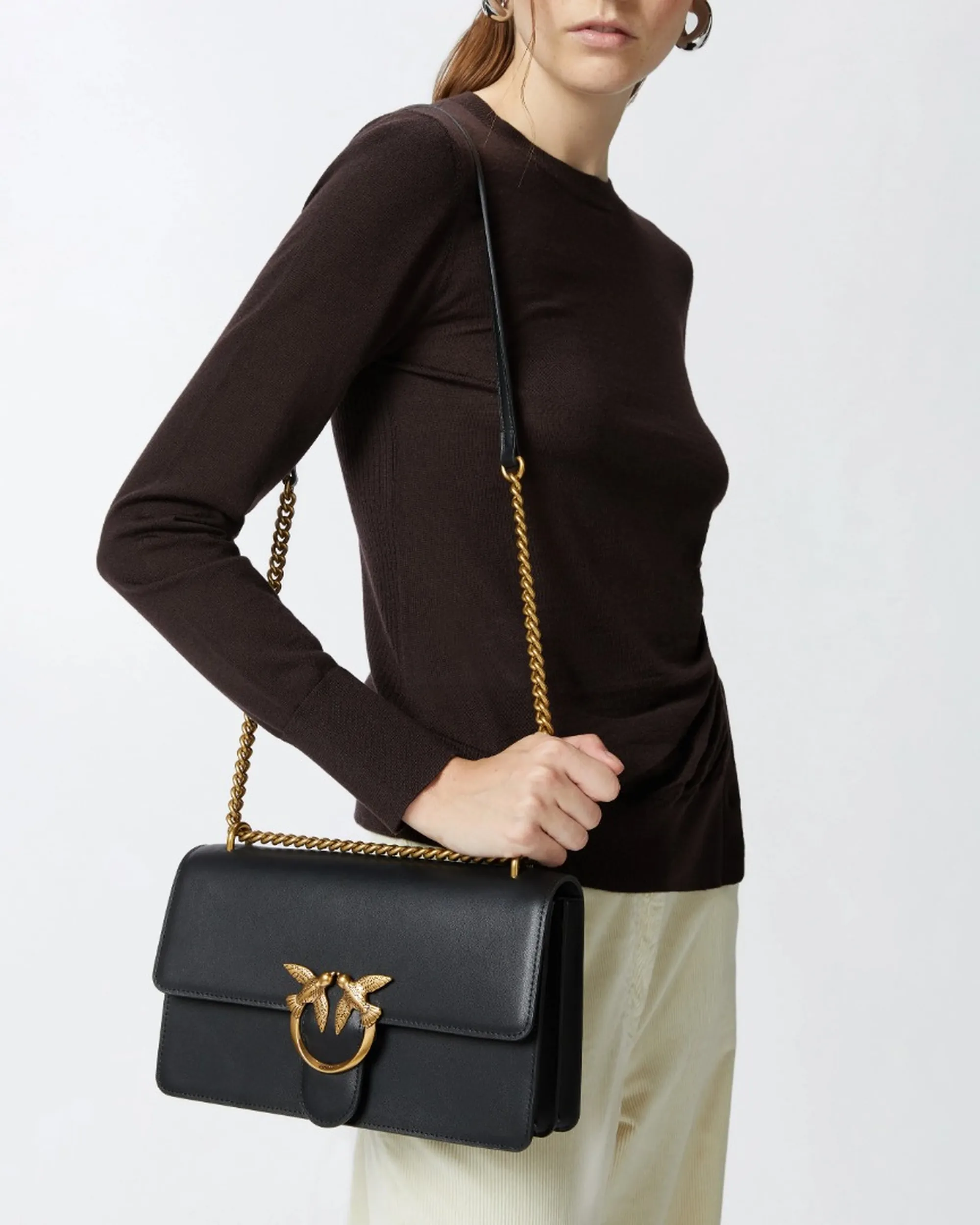 Pinko Borsa Media Love Bag One Simply Nero 100941A0F1 183442