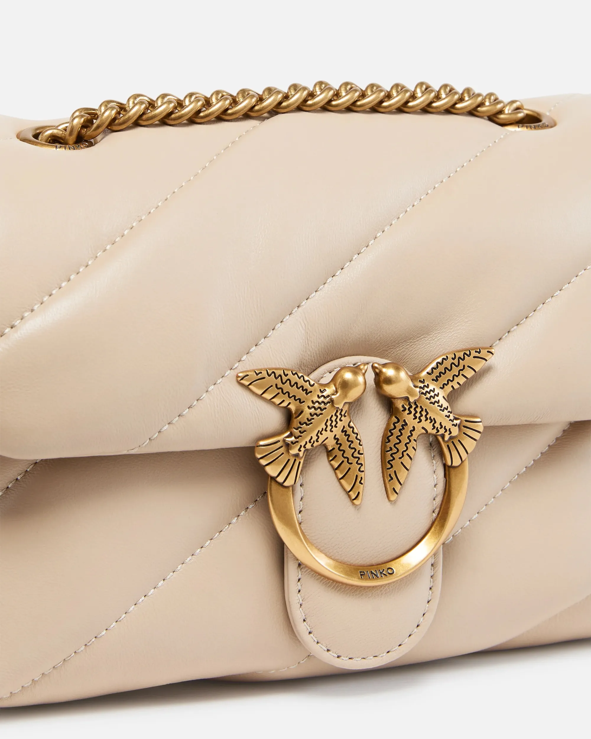 Pinko Borsa Mini Love Bag Puff Maxi Quilt Beige 100039A0F2 169952