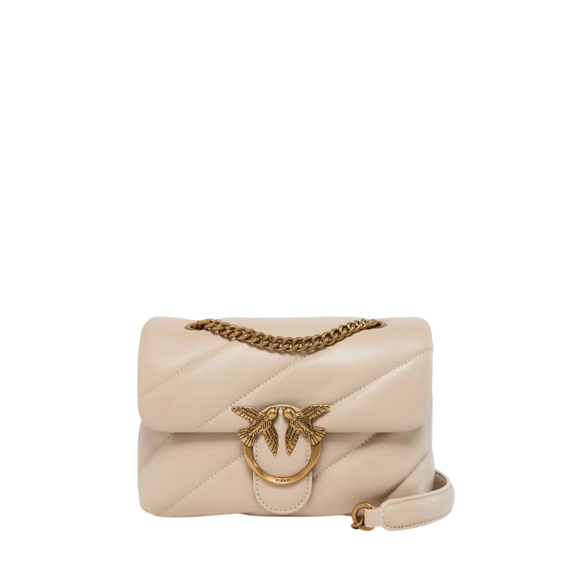 Pinko B'Mini Love Bag Puff Maxi Quilt' Beige 100039A0F2 170501