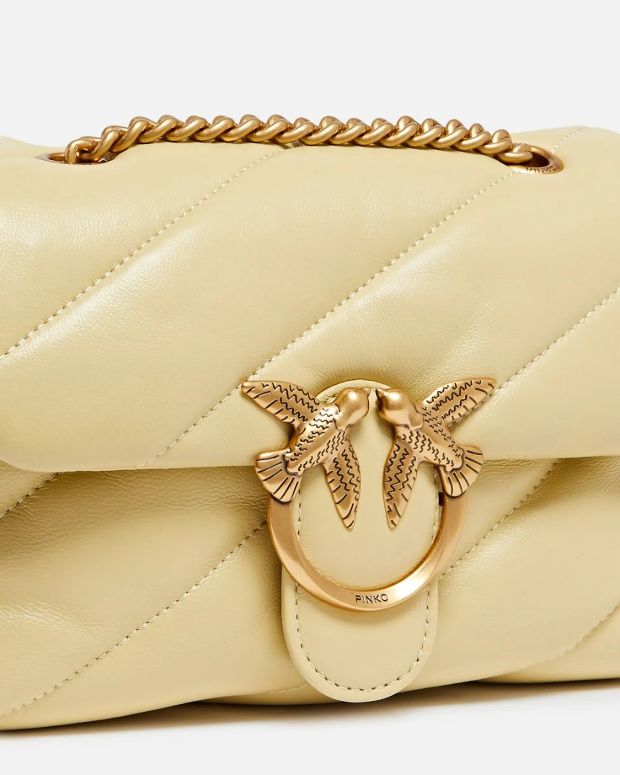 Pinko Borsa Mini Love Bag Puff Maxi Quilt Crema 100039A0F2 183436