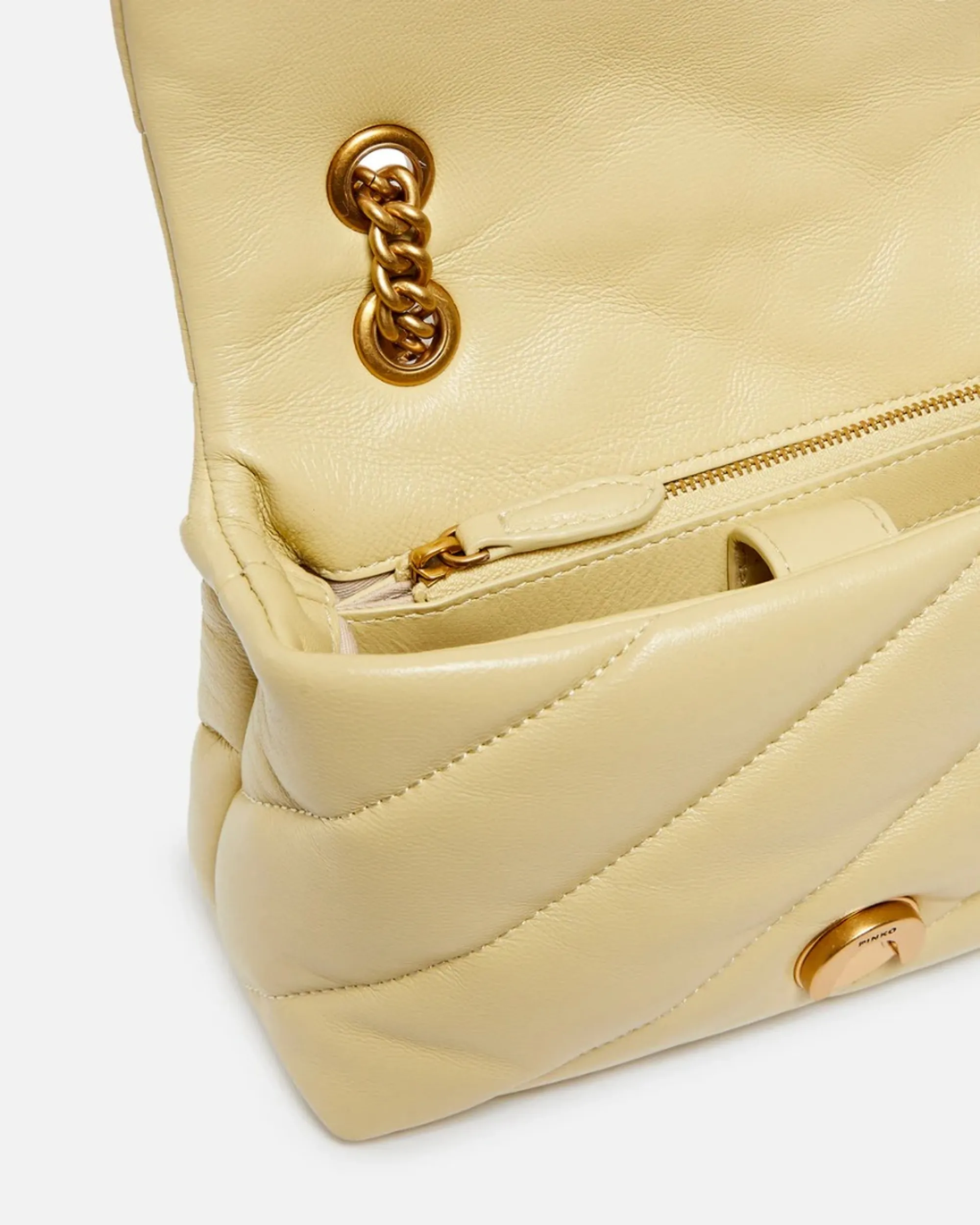 Pinko Borsa Mini Love Bag Puff Maxi Quilt Crema 100039A0F2 183437