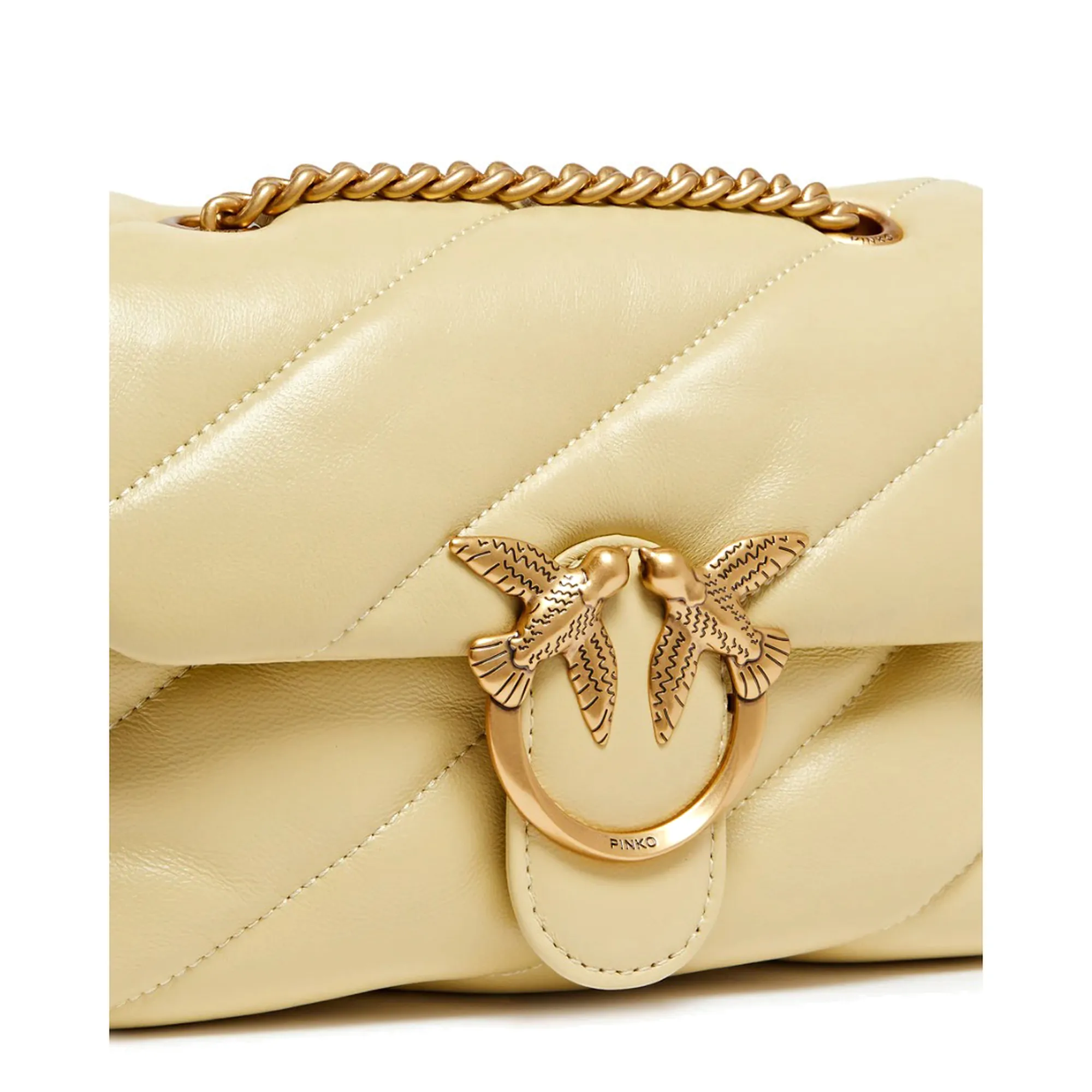 Pinko B'Mini Love Bag Puff Maxi Quilt' Cream 100039A0F2 183530