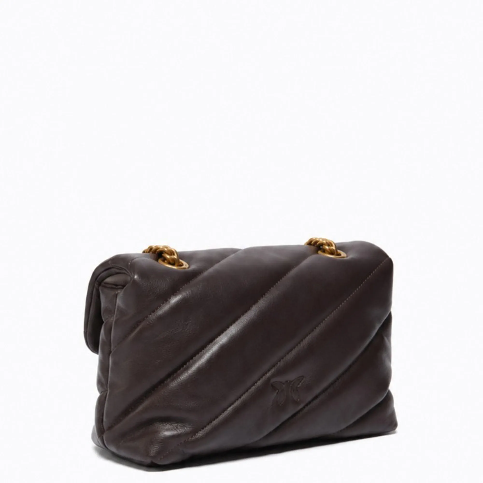 Pinko B'Classic Puff Bag' Brown 107057A0F2 186995
