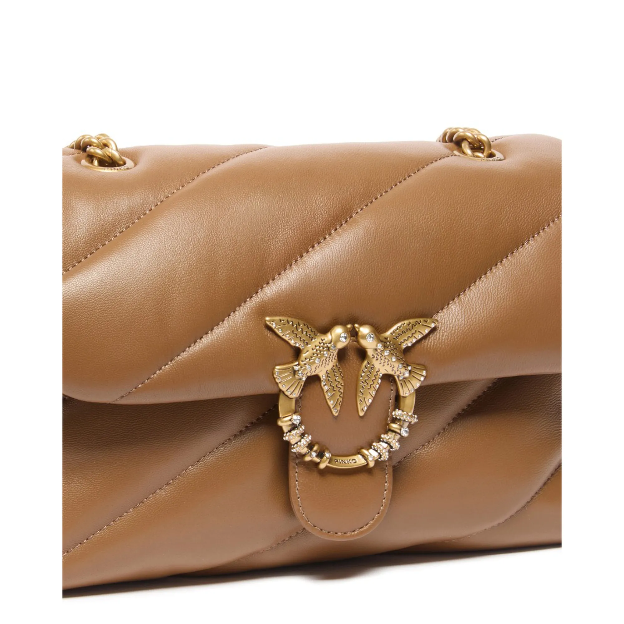 Pinko B'Classic Puff Bag' Brown 107057A0F2 193687