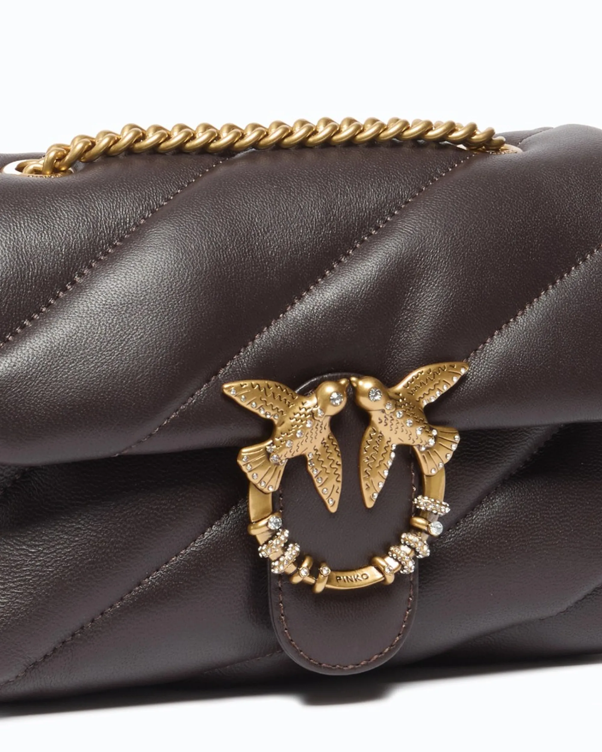 Pinko Borsa Puff Mini Marrone 107058A0F2 185994