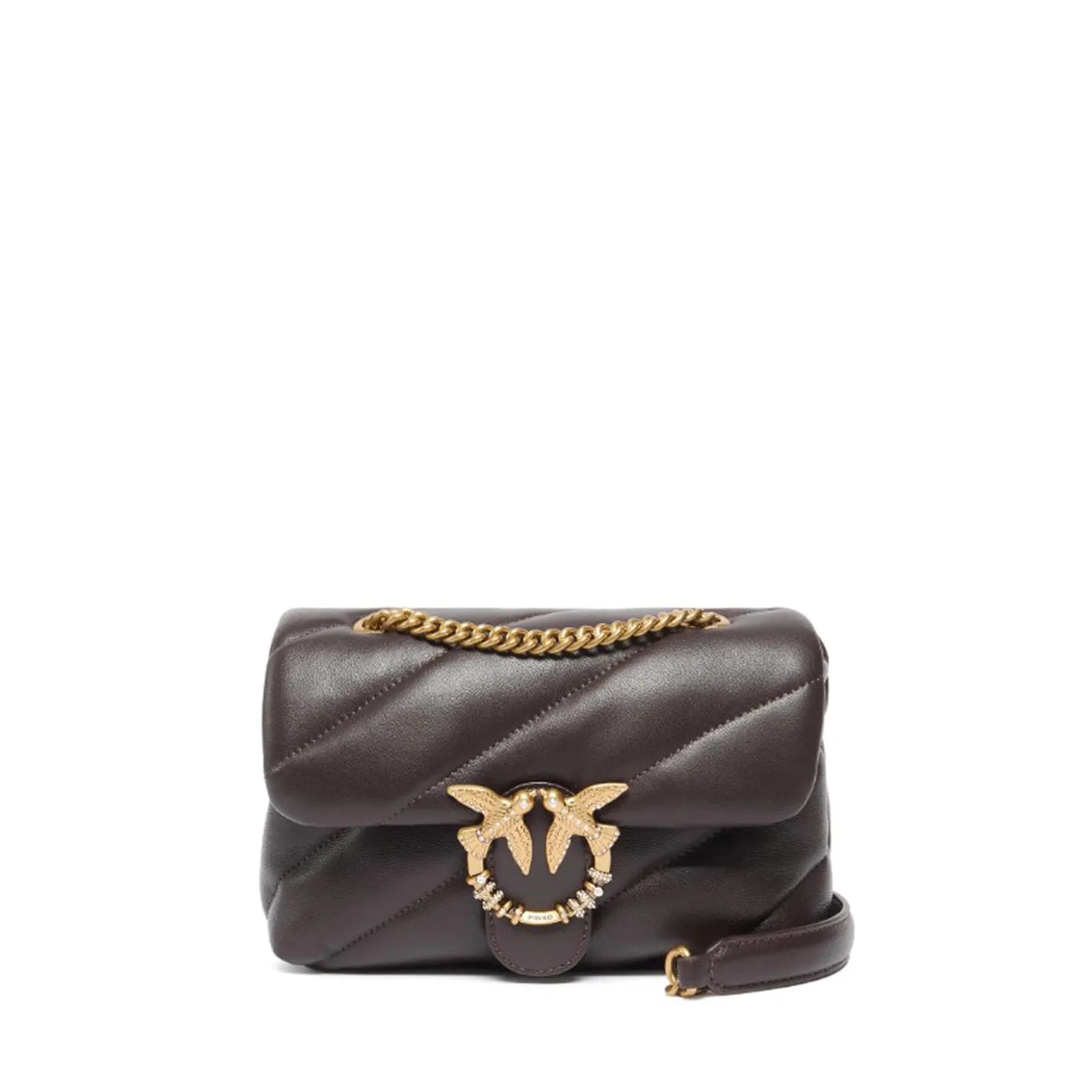 Pinko Borsa Puff Mini Marrone 107058A0F2 187149