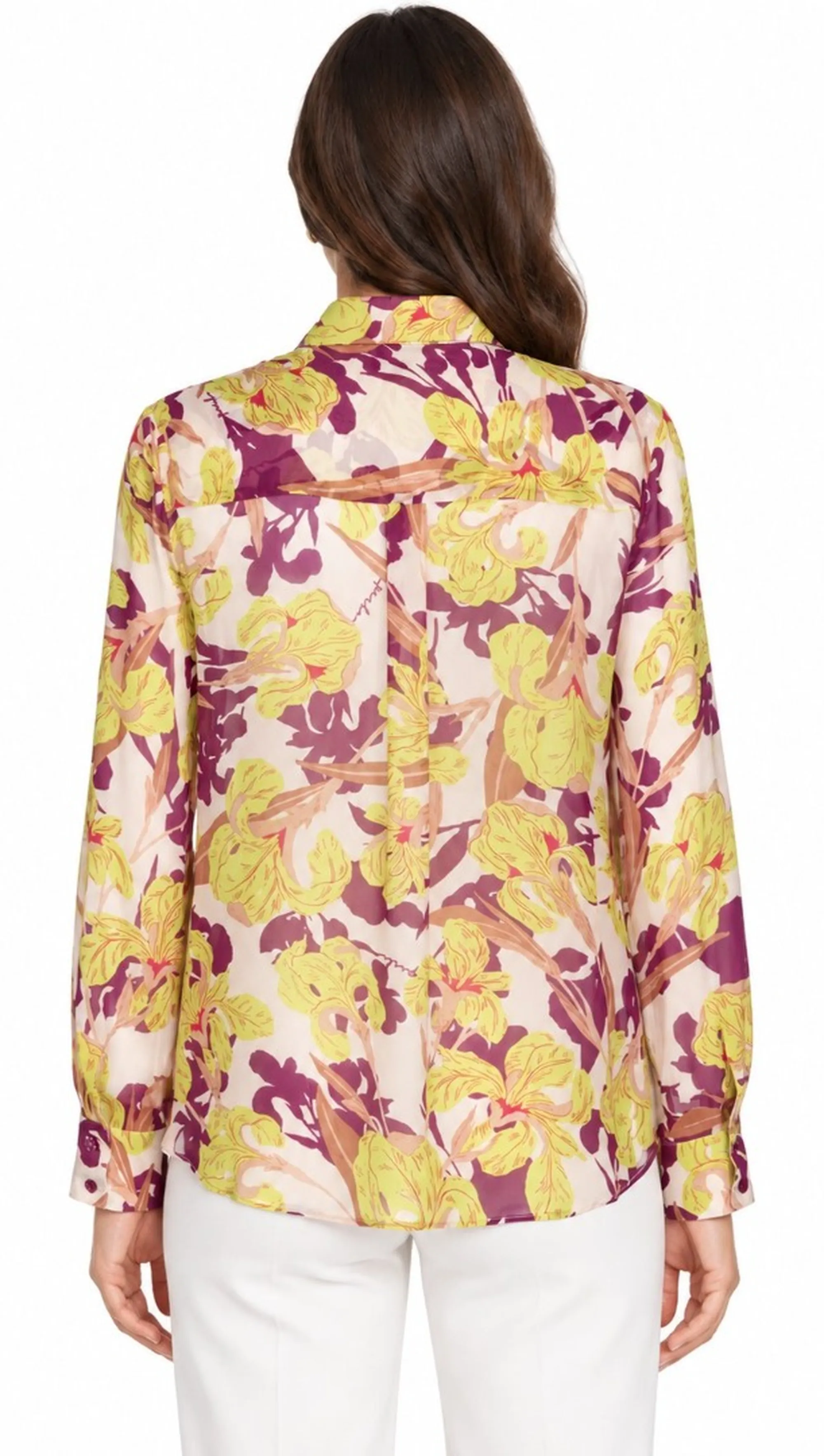 Pinko B'Iris Print Shirt' Floral 100121A155 200077