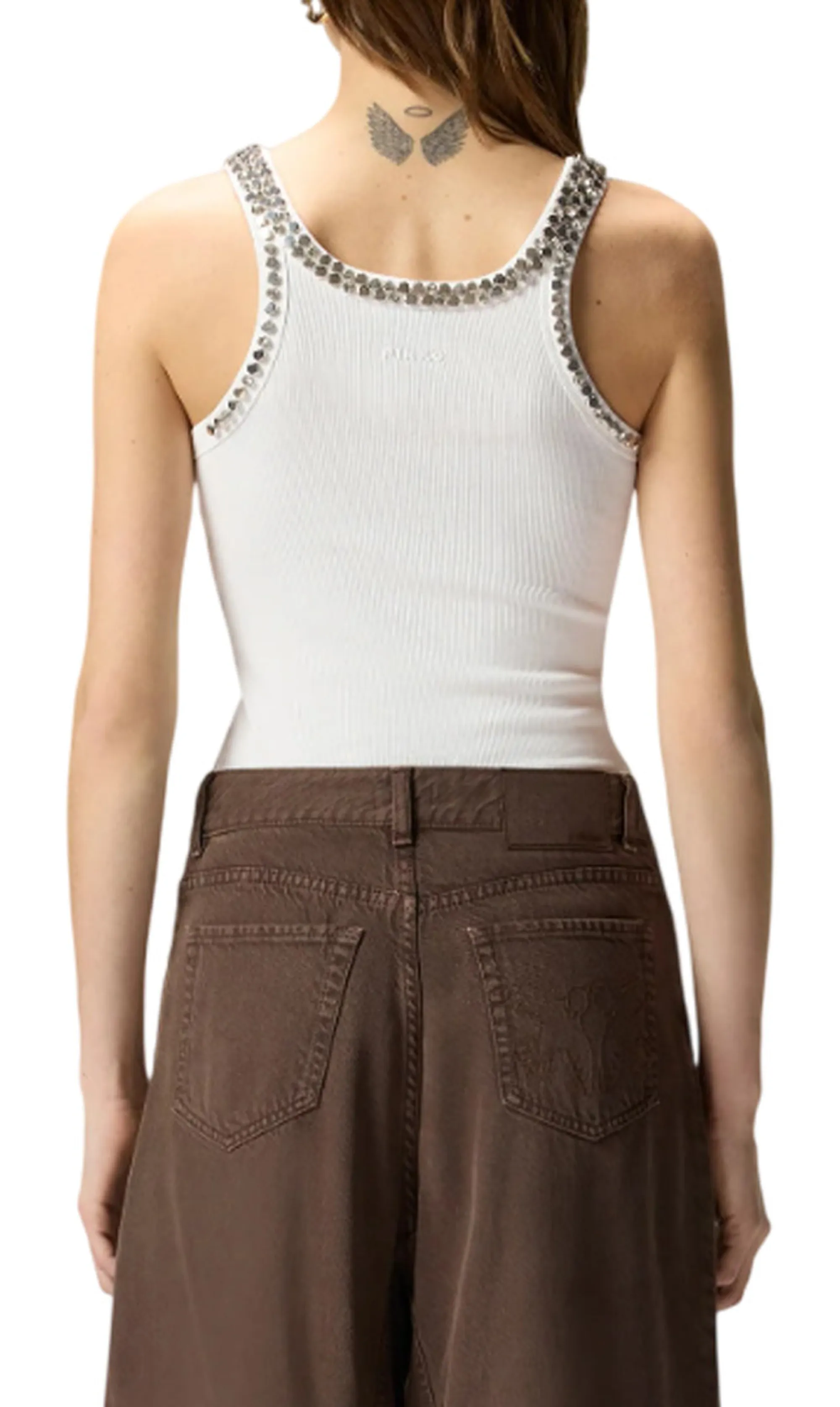 Pinko Canotta Coriandoli Bianco 104109A35Y 170847