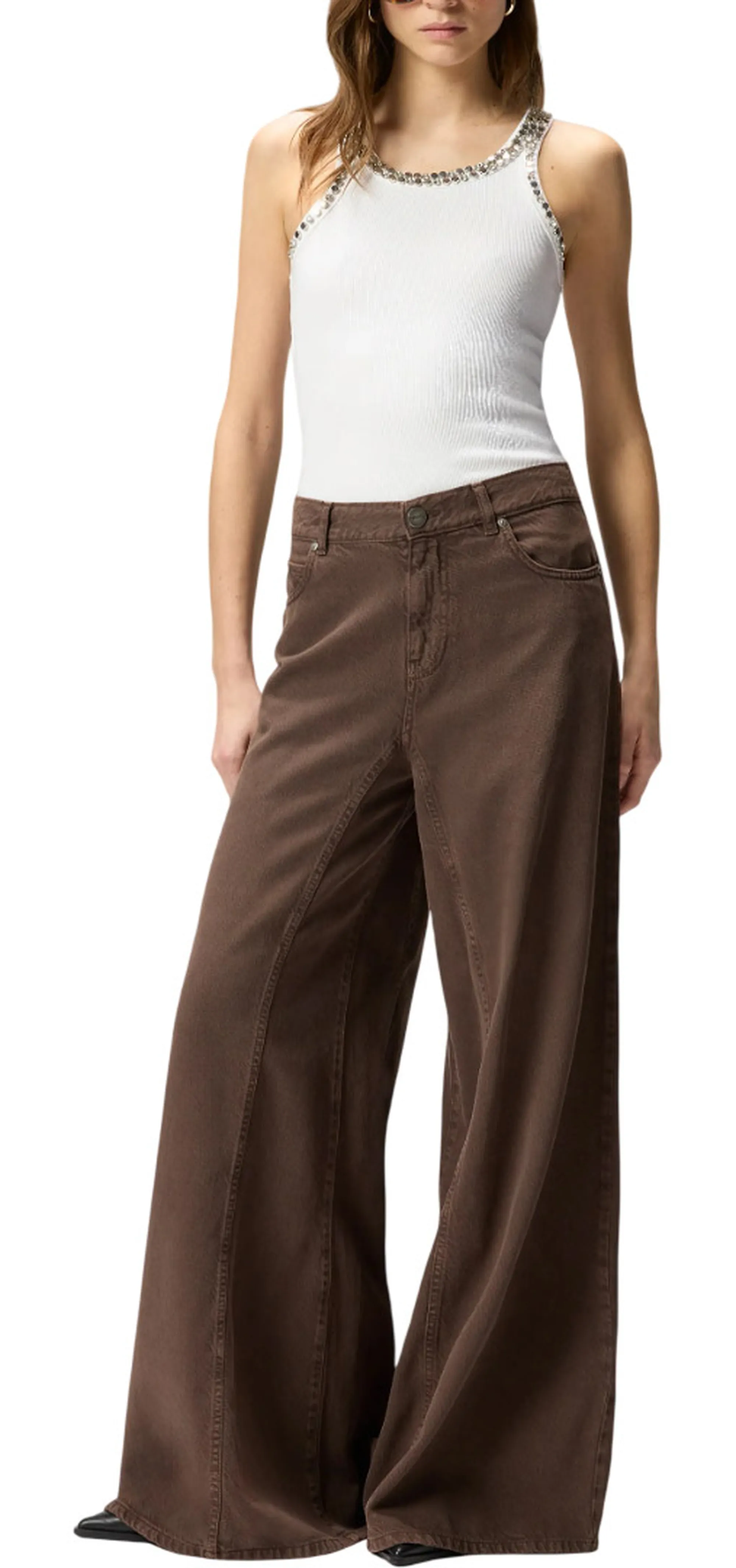 Pinko Canotta Coriandoli Bianco 104109A35Y 170848