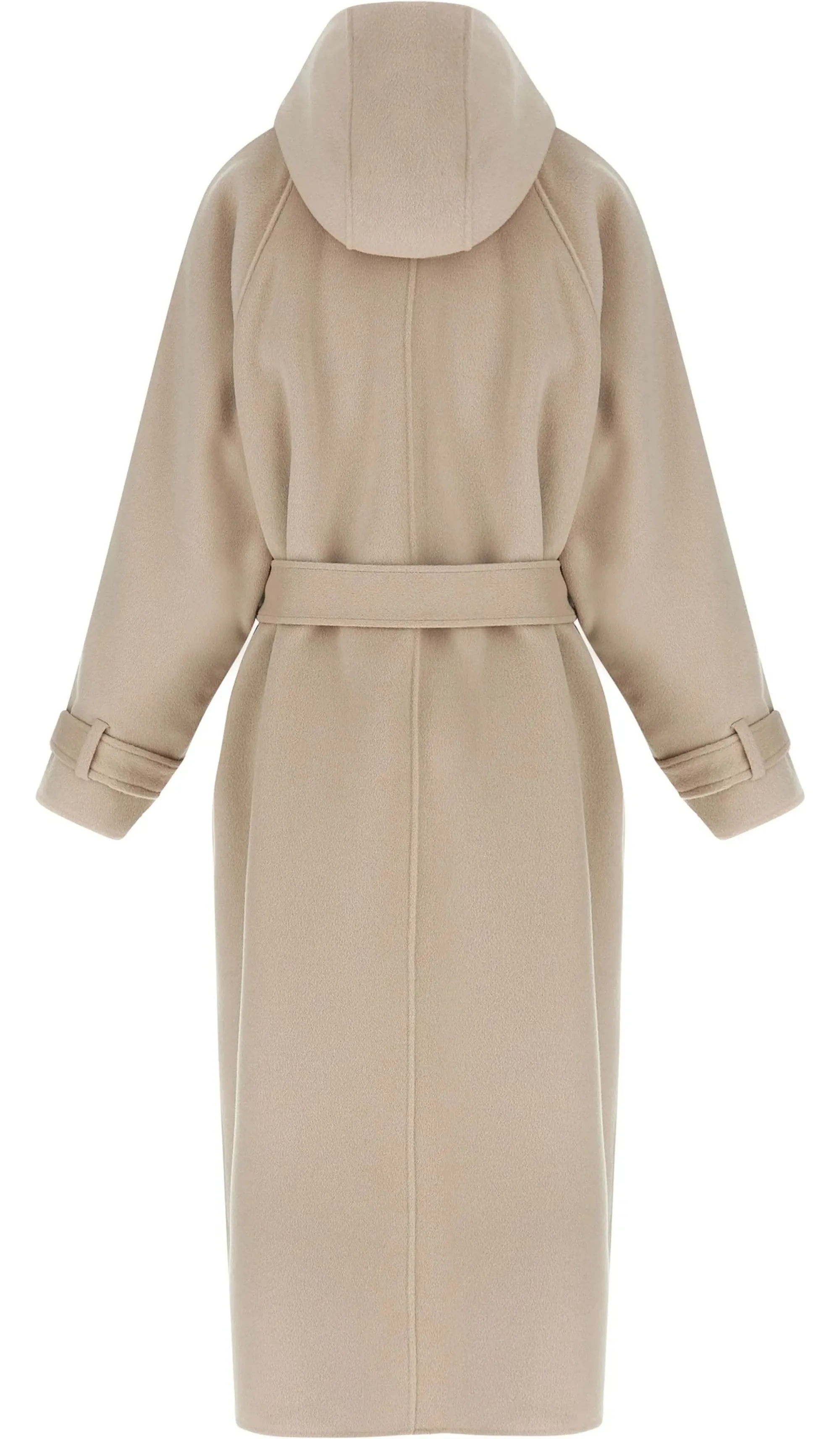 Pinko Cappotto Cartoccio Lungo In Panno Double Beige 105342A2Xm 158442