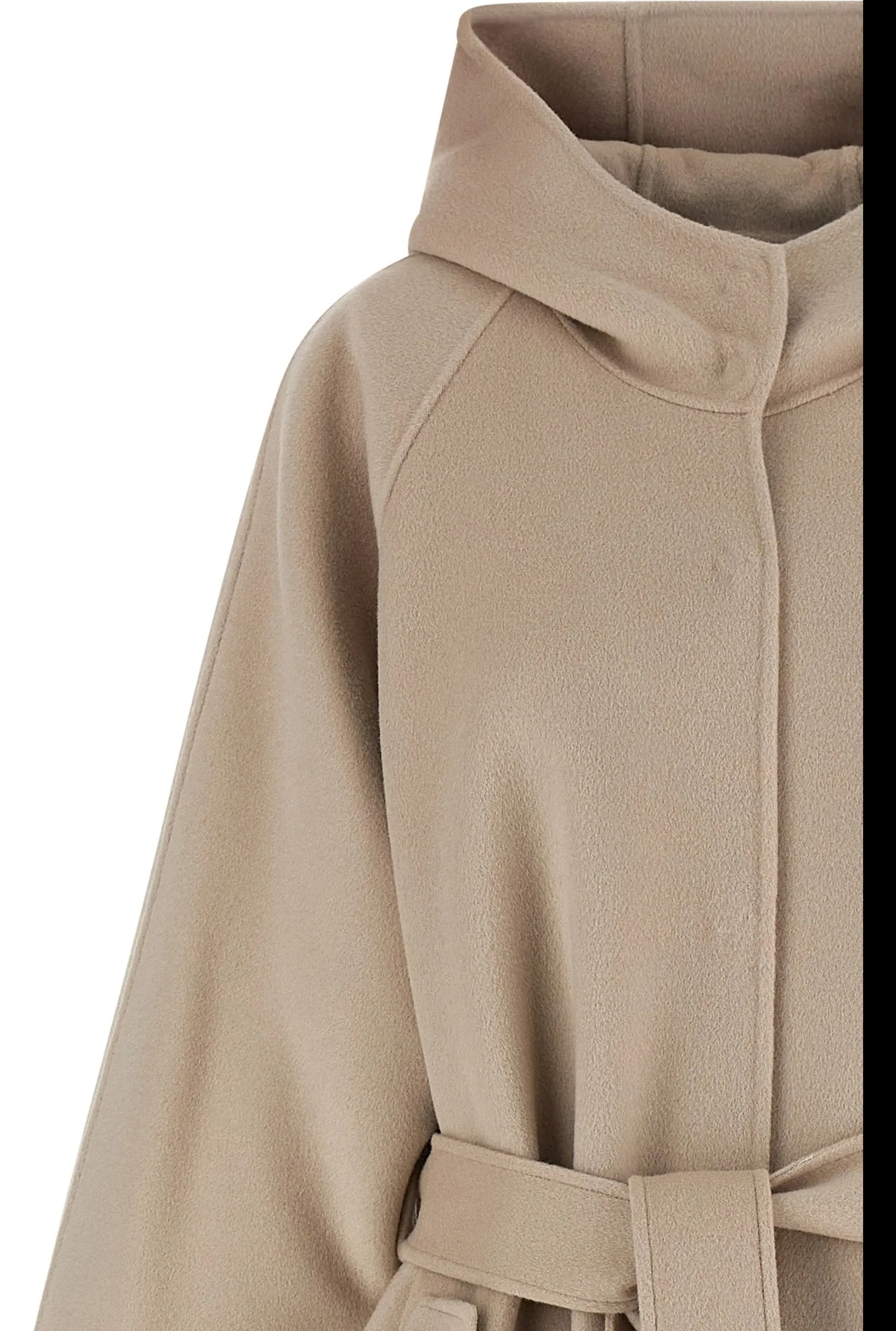 Pinko Cappotto Cartoccio Lungo In Panno Double Beige 105342A2Xm 158443