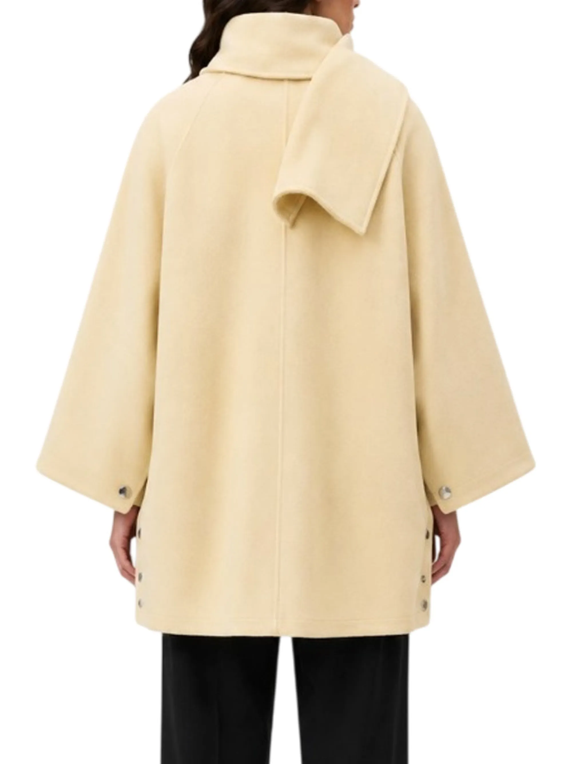 Pinko Cappotto Ciclamino Panno Doppio Giallo 107182A3Ft 186479