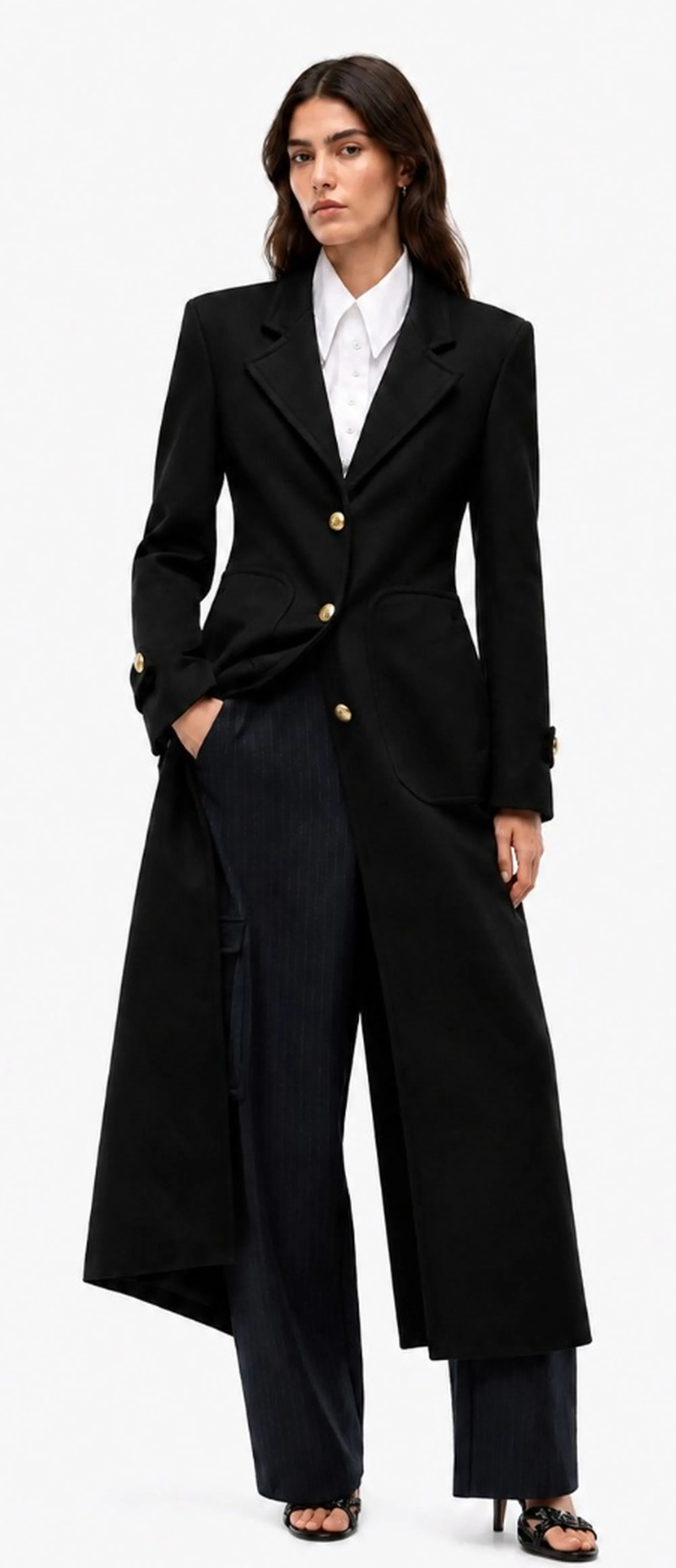Pinko Cappotto Verici Panno Velour Nero 107783A3O3 186199