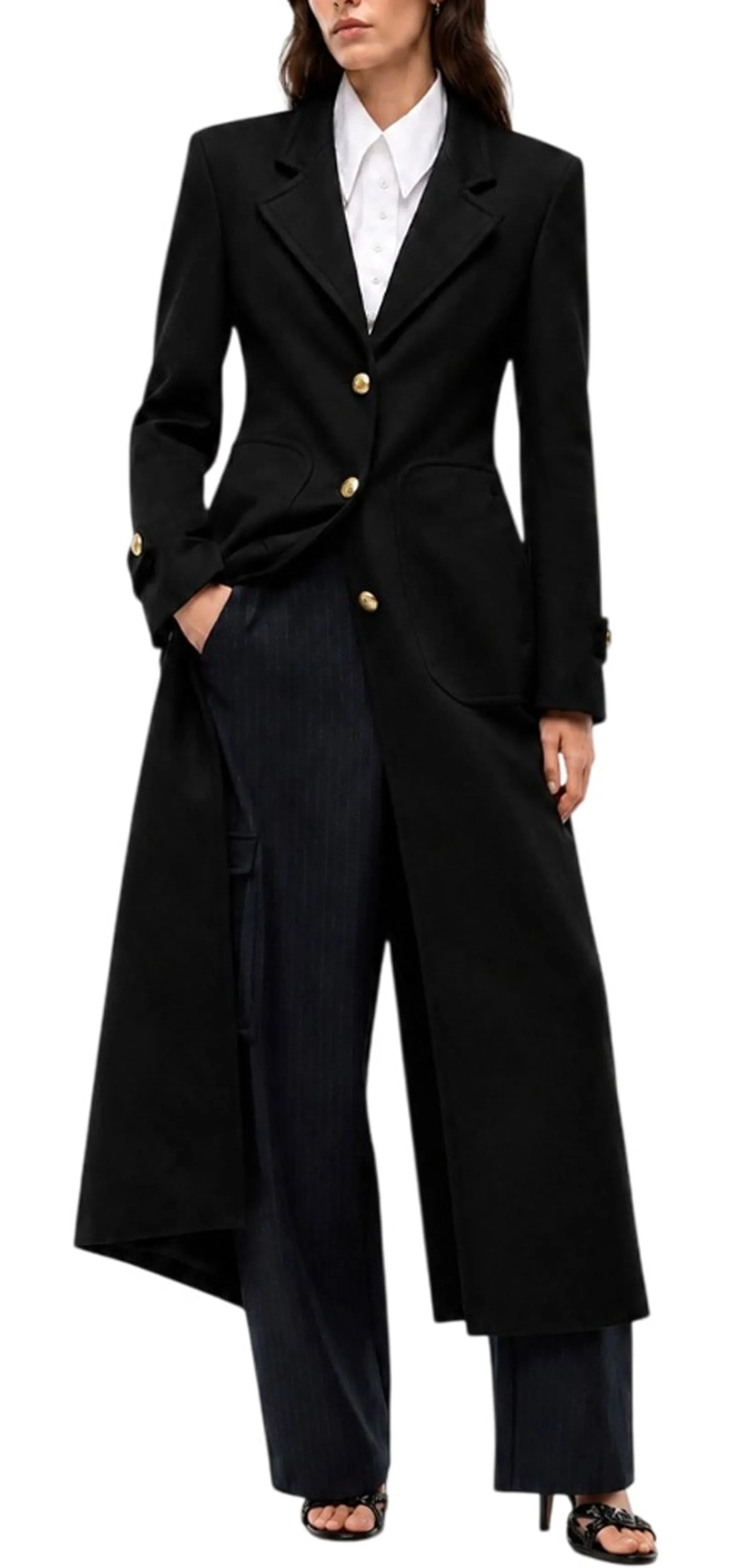 Pinko Cappotto Verici Panno Velour Nero 107783A3O3 186734