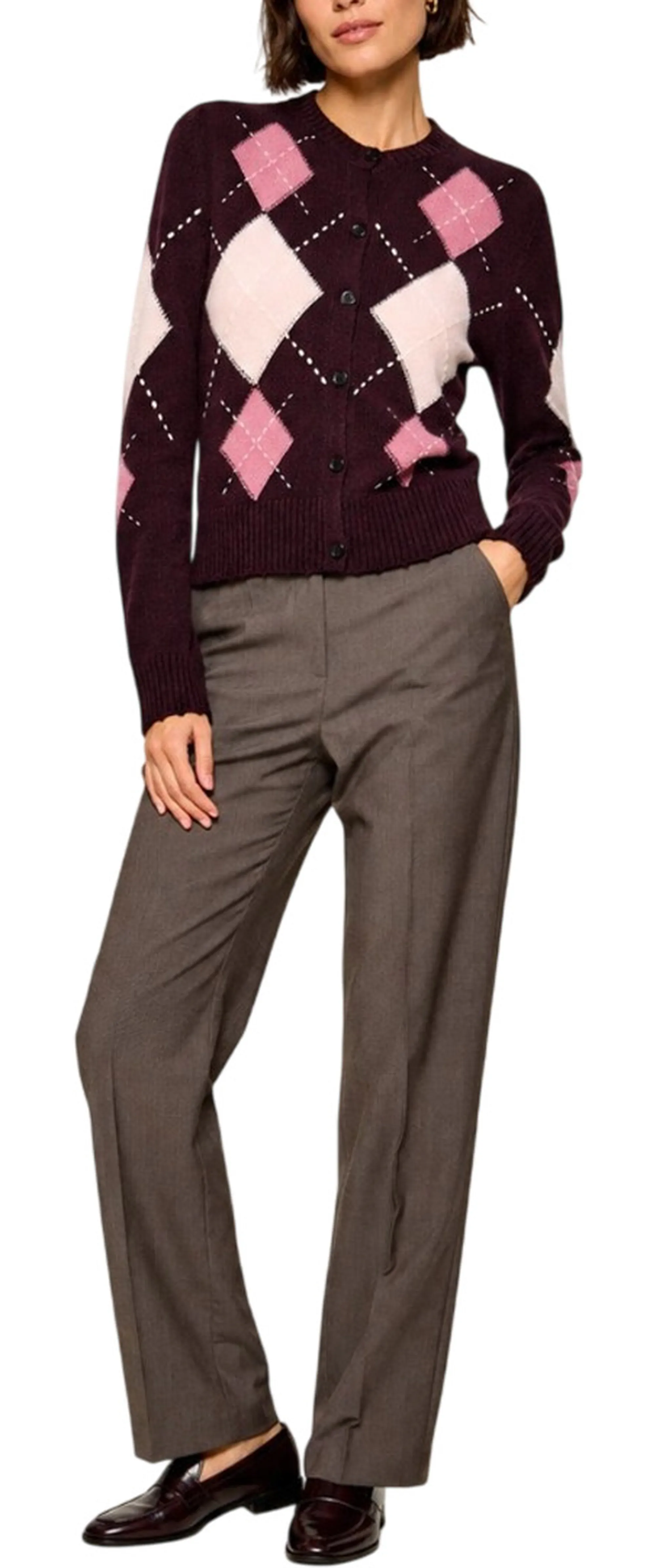 Pinko B'Cardiff Cardigan' Bordeaux 107284A3Ie 186608